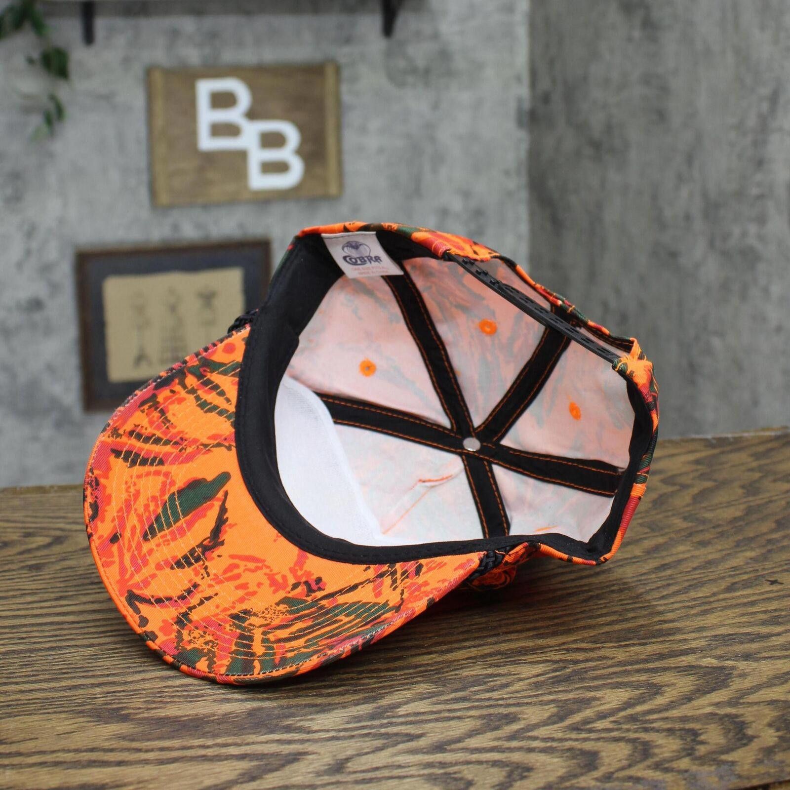 Cobra NEW Cobra Mens PA Snapback Baseball Hat Cap Bright Orange OS Size ONE SIZE - 5 Thumbnail