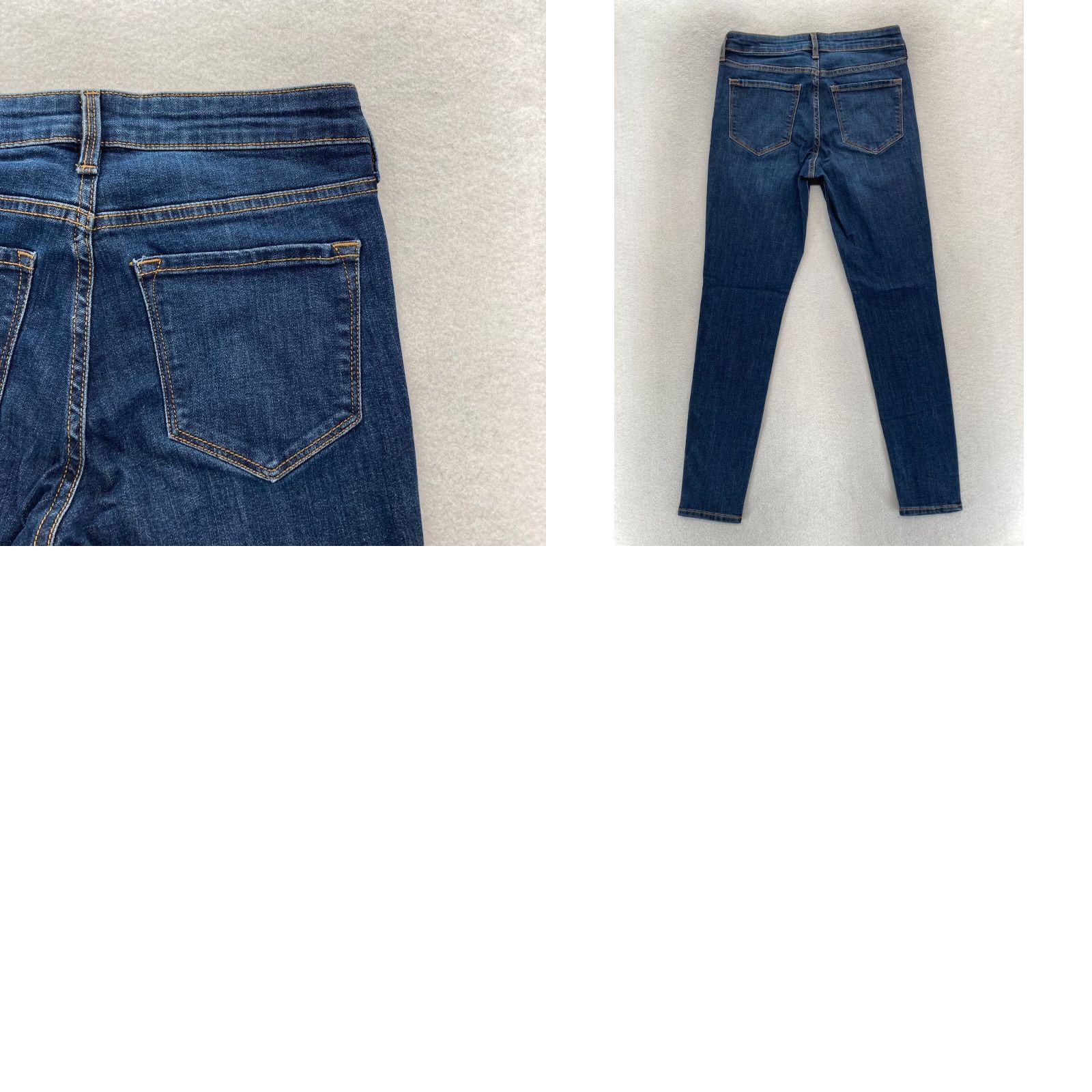 Old Navy Old Navy Rockstar Jeans Women’s 6 Super Skinny Dark Wash Blue Stretch Denim NWT Size 28" / US 6 / IT 42 - 9 Thumbnail