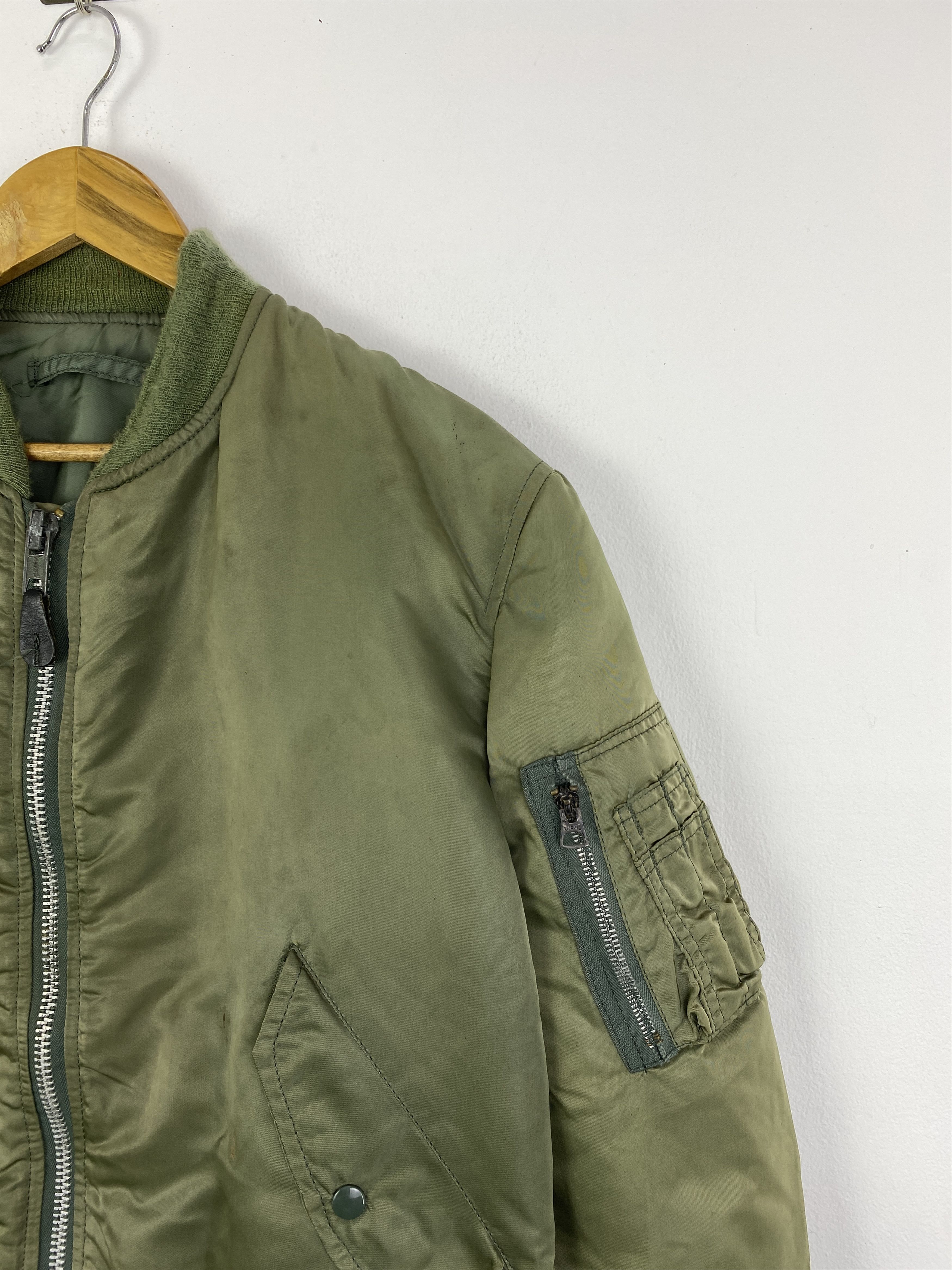 Alpha Industries Vintage Alpha Industries Bomber Flying Jacket J0014 Size US M / EU 48-50 / 2 - 7 Thumbnail
