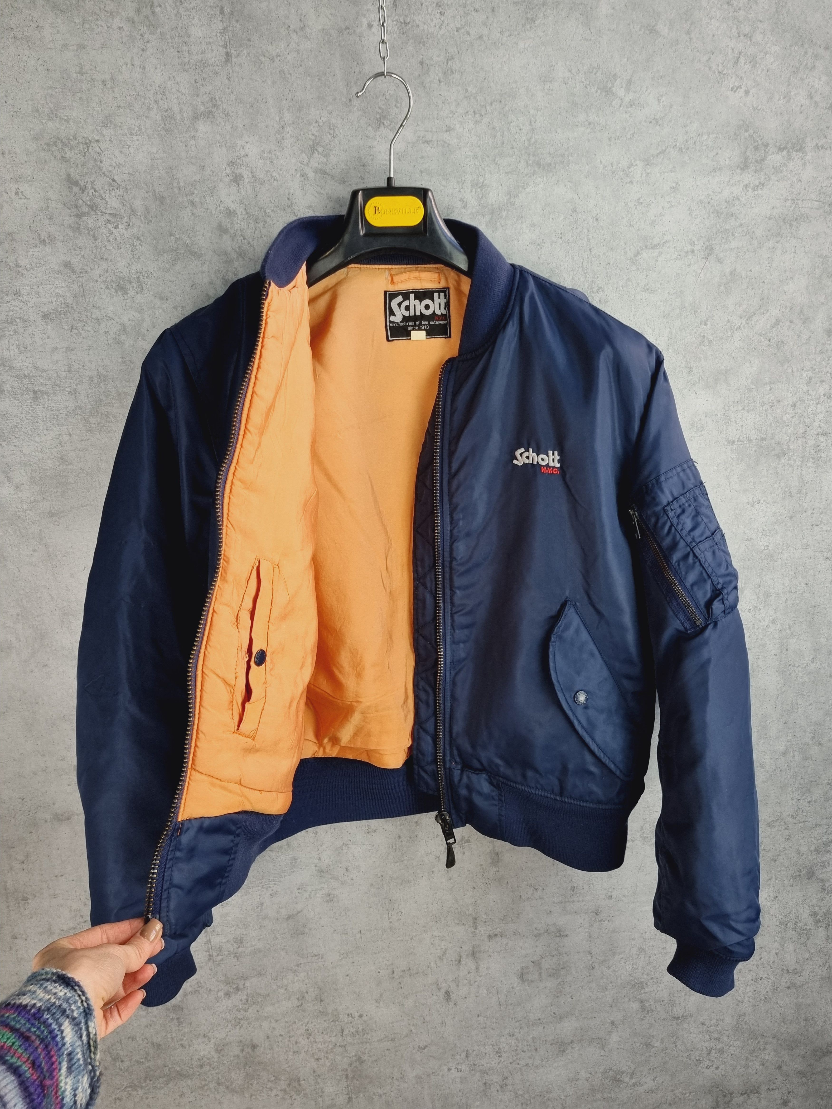 Schott × Seditionaries × Vintage 90s Schott Aviator Destroyed Bomber Size US L / EU 52-54 / 3 - 2 Thumbnail