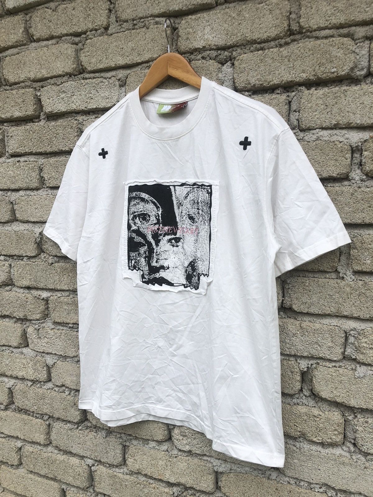 Vintage Japanese Brands NST Newstart Gothic Punk Art Tshirt Size US L / EU 52-54 / 3 - 2 Thumbnail