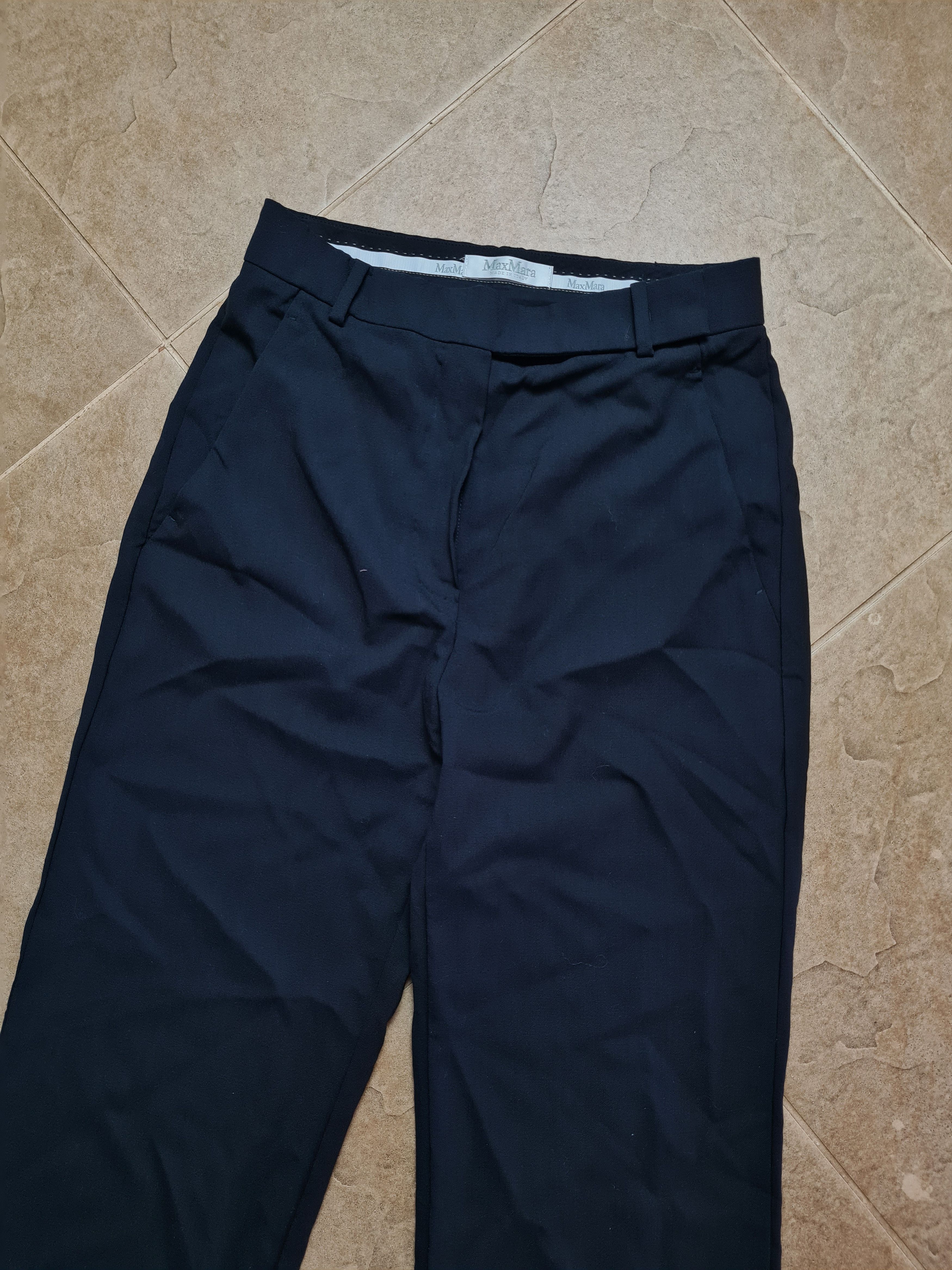 Max Mara Vintage rare Wool Lana pants MaxMara Trousers Womens Size 25" / US 0 / IT 36 - 21 Thumbnail