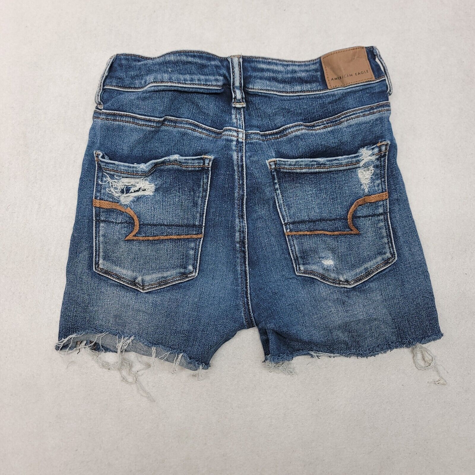 American Eagle Outfitters American Eagle Casual Denim Jean Shorts Womens Size 4 Blue Size 27" / US 4 / IT 40 - 6 Thumbnail