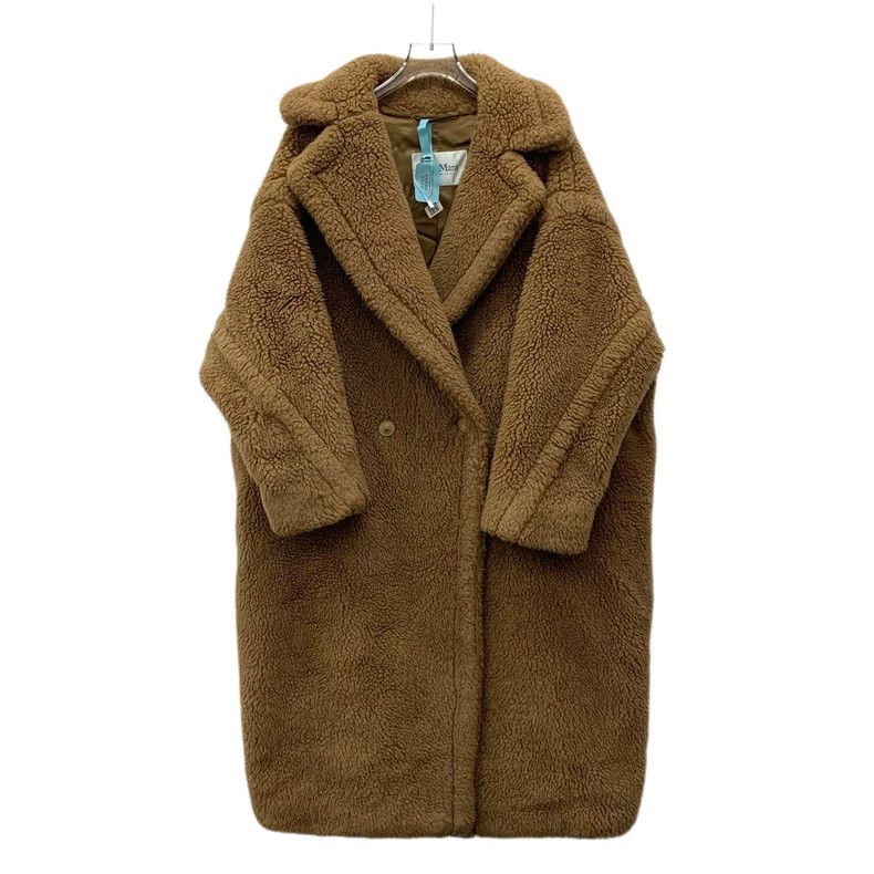 Max Mara Max Mara Teddy Brown Teddy Camel Lapel Double Breasted Coa Size S / US 4 / IT 40 - 1 Thumbnail