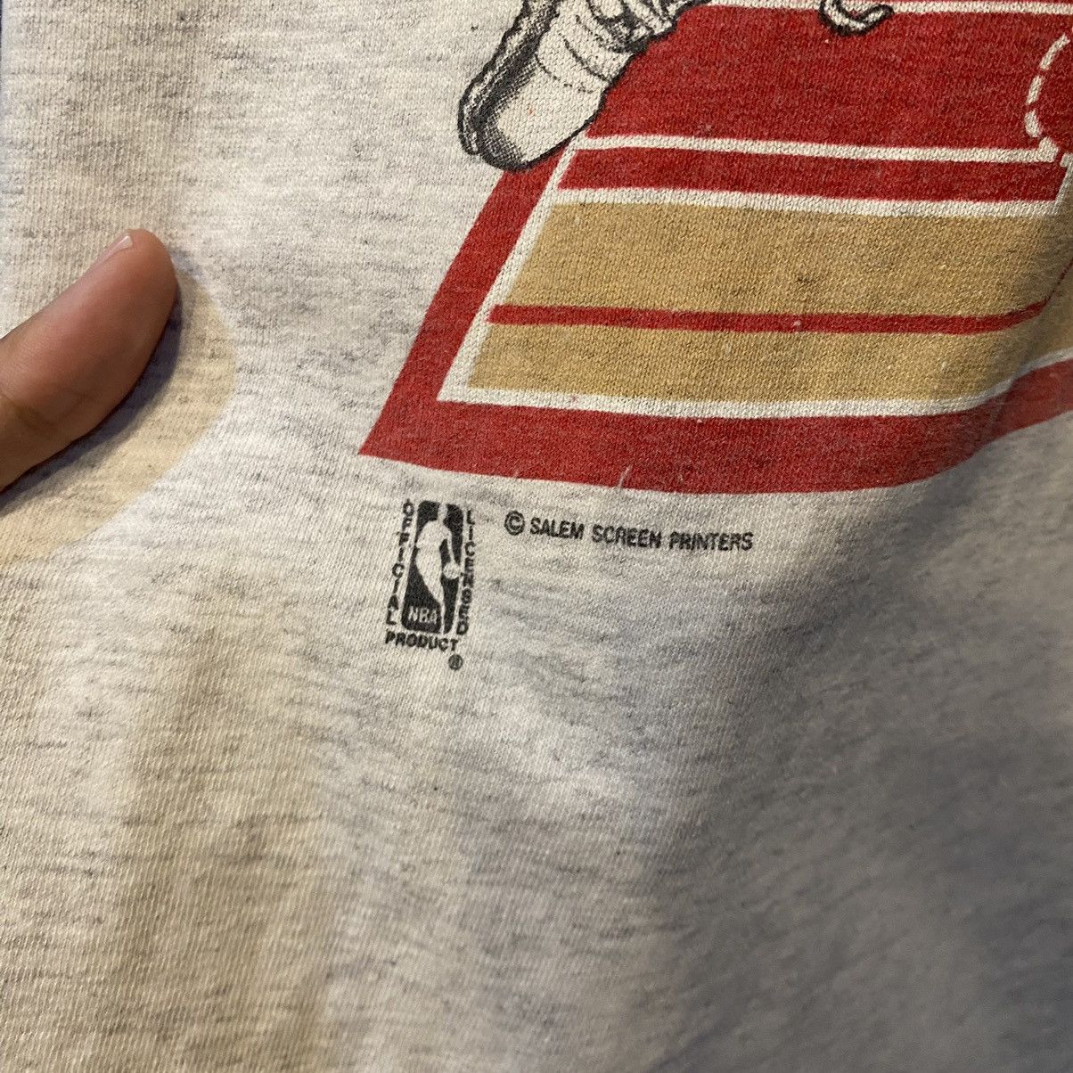 Salem Sportswear VINTAGE 90’s Michael Jordan Chicago Bulls Tee Size US M / EU 48-50 / 2 - 6 Thumbnail