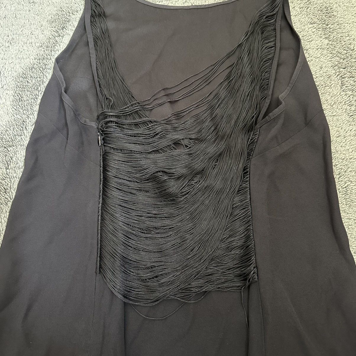 Jil Sander Archive Jil Sander by Raf Simons Spring 2009 Fringe Top Size S / US 4 / IT 40 - 4 Thumbnail