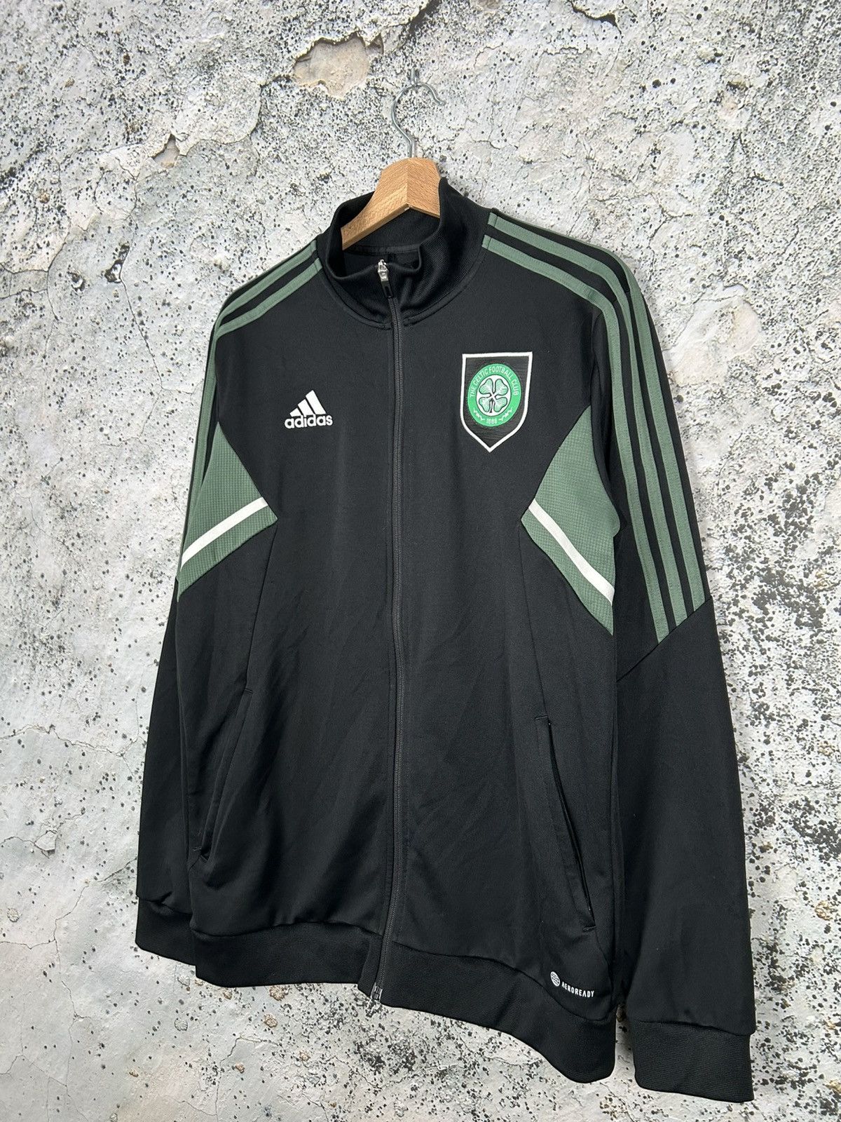 Adidas Adidas Celtic Glasgow Zip Sweatshirt Training Soccer Jersey Size US L / EU 52-54 / 3 - 2 Thumbnail
