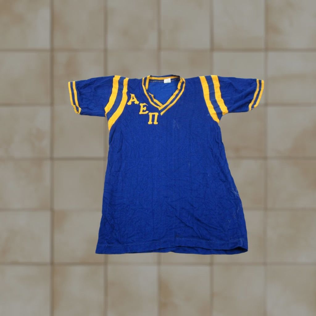 Vintage Vintage College Jersey Mens Medium Blue True Fraternity Short Sleeve 50s 60s Size US M / EU 48-50 / 2 - 1 Thumbnail