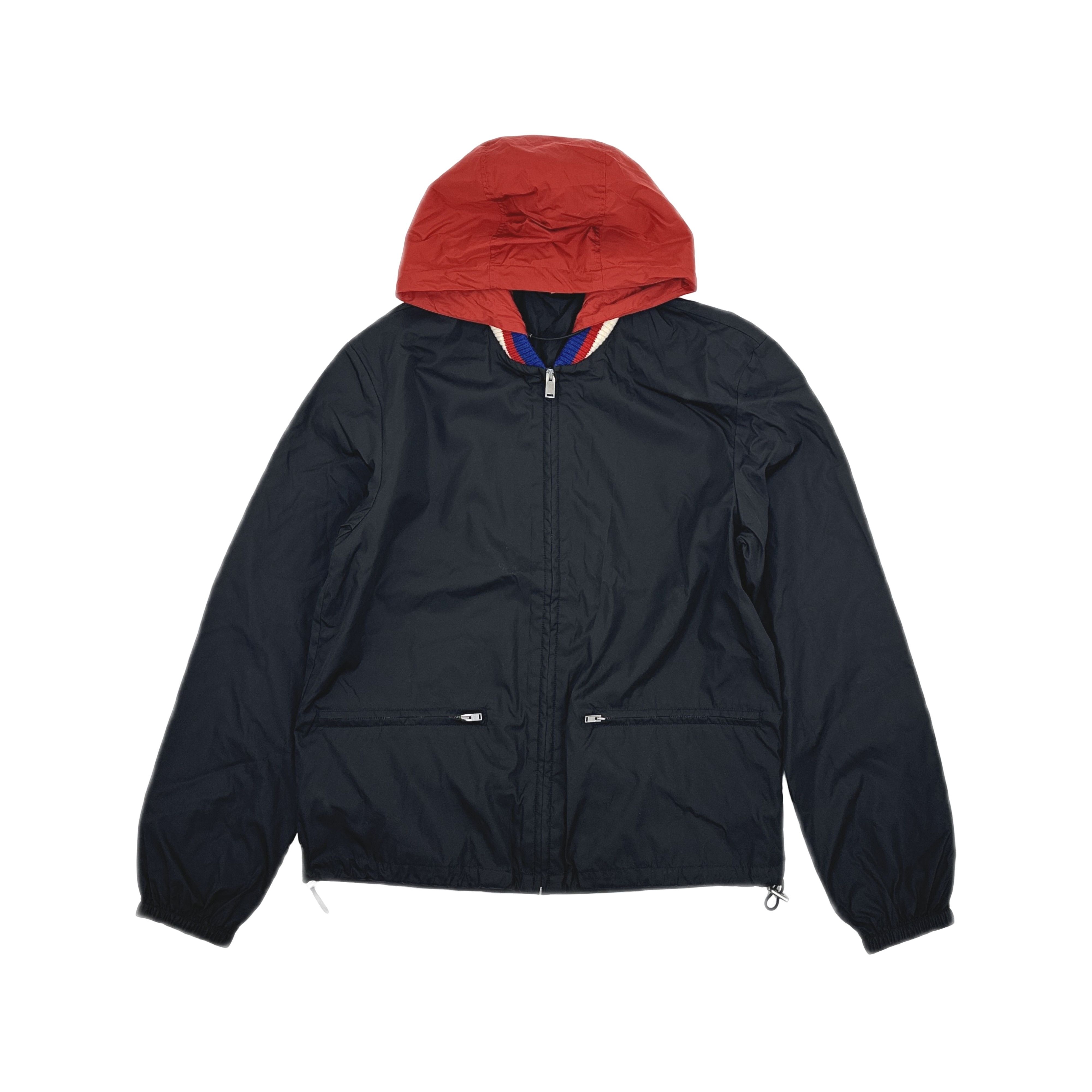 Gucci Gucci Logo Print Hooded Nylon Jacket Size 46 Size US S / EU 44-46 / 1 - 1 Thumbnail
