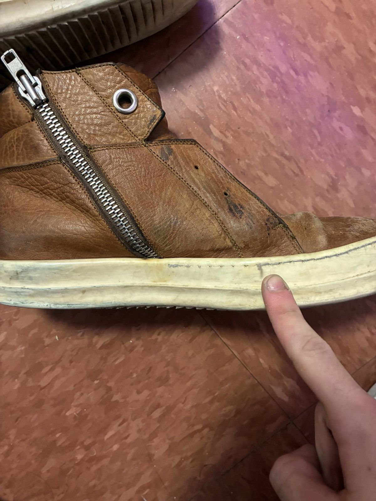 Rick Owens Rick Owens FW15 "Island Dunk" Size US 9 / EU 42 - 6 Thumbnail
