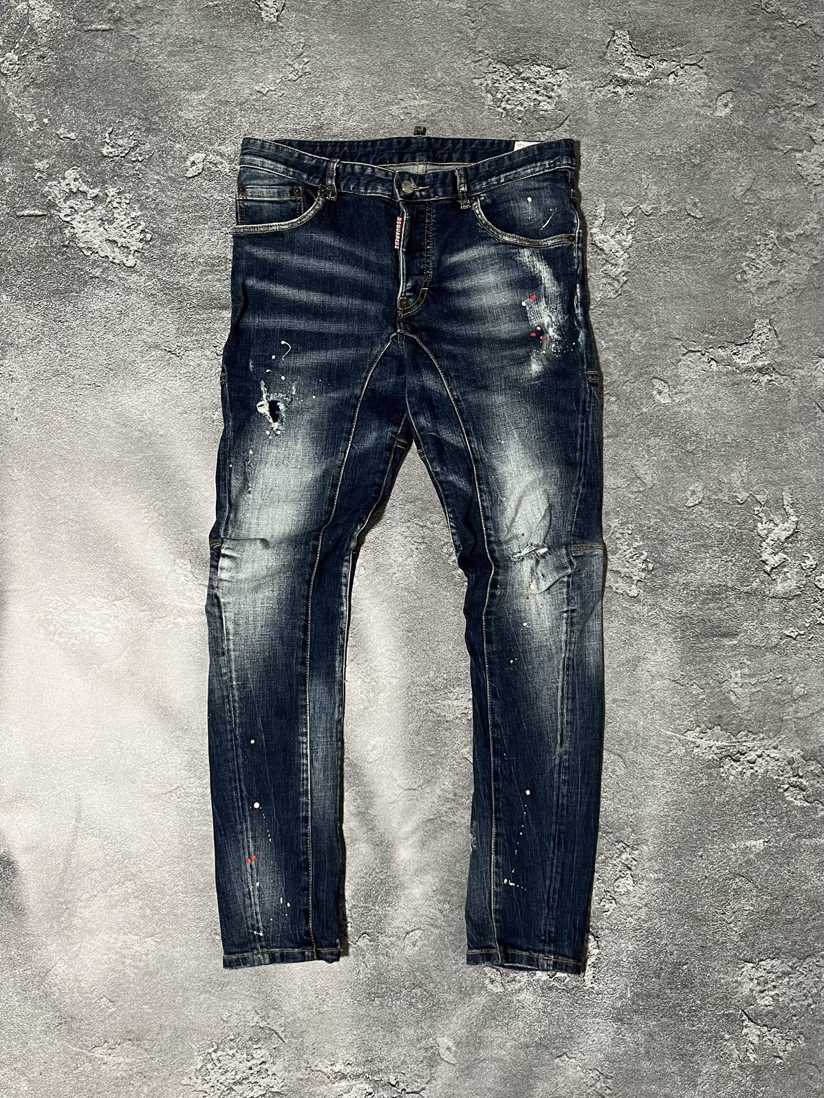 Dsquared2 Dsquared 2 Luxury Distressed Painter Jeans Pants Size US 34 / EU 50 - 1 Thumbnail