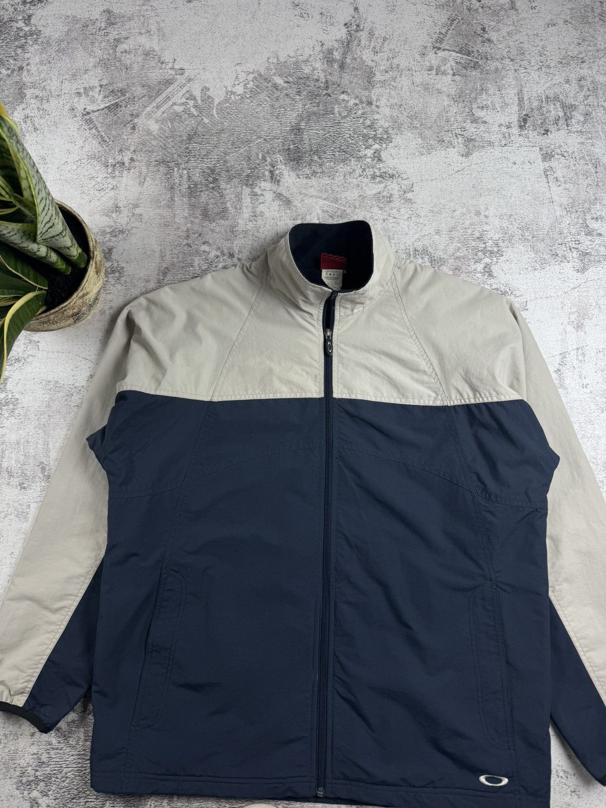 Oakley Oakley Men’s Gray Hiking Large Gorpcore Outdoor Basic Zip Jacket Windbreaker Size US L / EU 52-54 / 3 - 4 Thumbnail