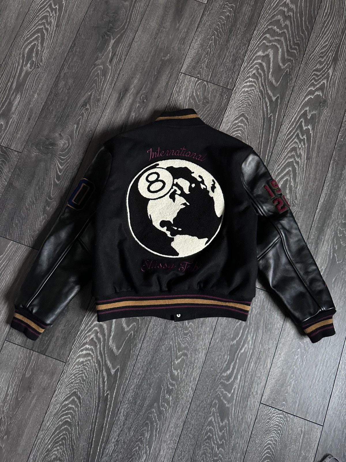 Mastermind Japan × Stussy Mastermind Japan x Stussy Varsity Jacket