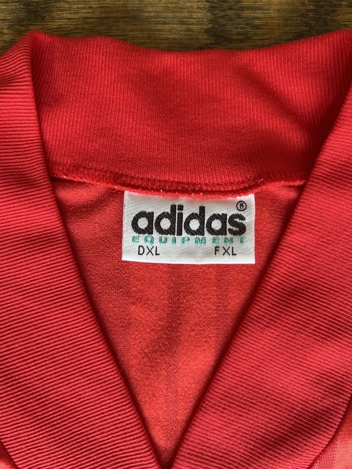 Adidas Adidas EQT Long Sleeve Soccer Jersey - Red - 1992 - XL Size US XL / EU 56 / 4 - 3 Thumbnail