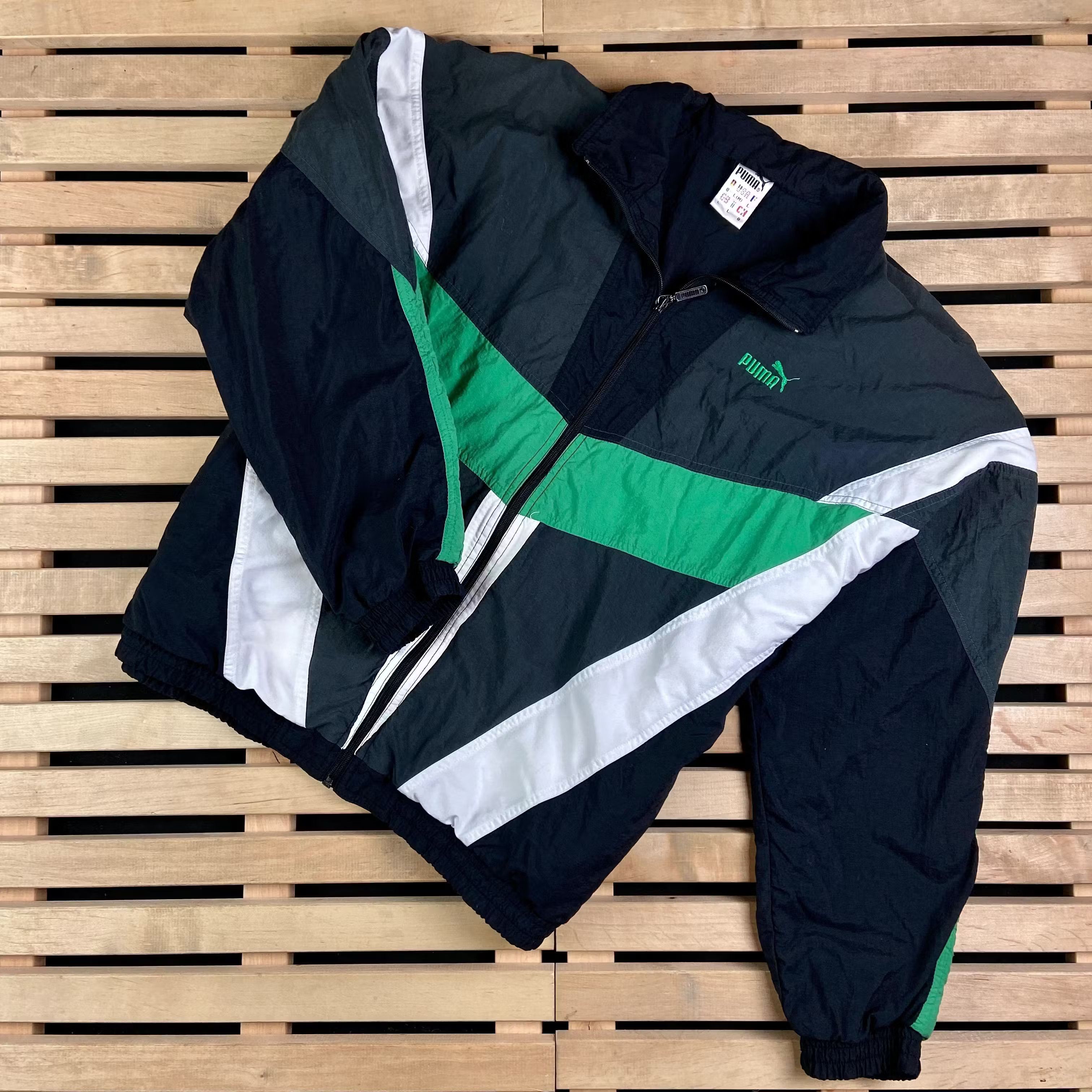 Puma × Vintage Mens Bomber Jacket Puma Vintage Size L Size US L / EU 52-54 / 3 - 1 Thumbnail