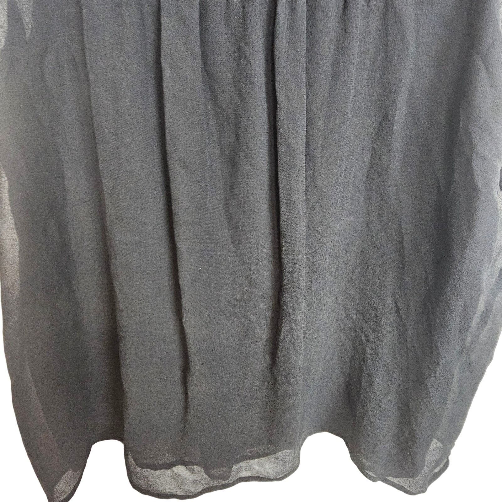 Theory Theory Womens Piedmont Silk Sequin Blouse L Designer Classy Size L / US 10 / IT 46 - 3 Thumbnail