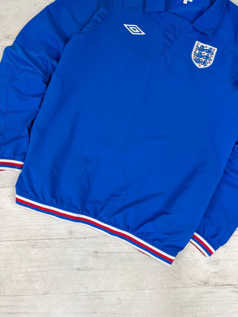Umbro Umbro England 2010 2011 Training Drill Top Jacket Soccer Size US L / EU 52-54 / 3 - 3 Thumbnail