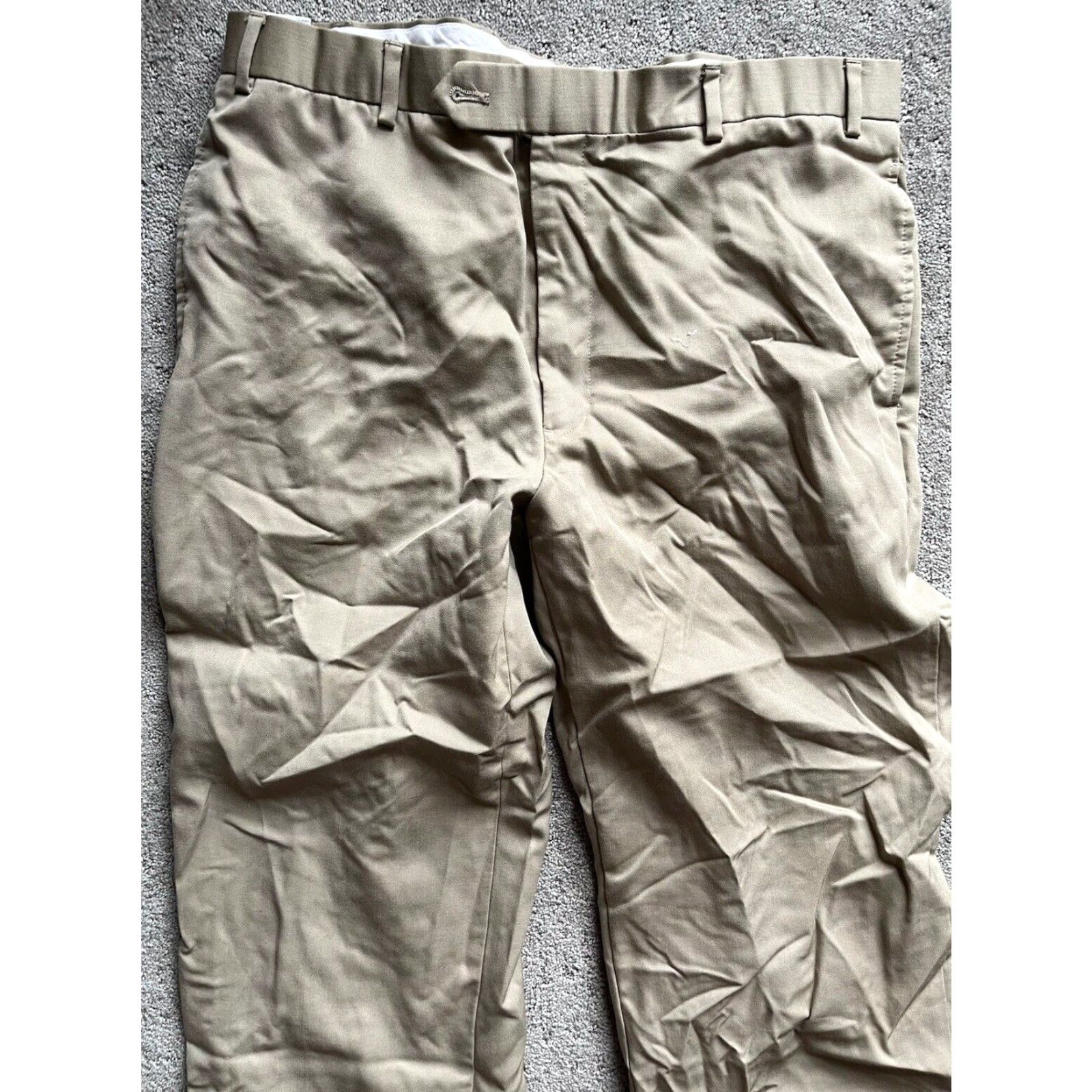 Brooks Brothers Brooks Brothers Madison Dress Pants Wool Beige Mens Sz 37x30 Size US 37 - 2 Thumbnail