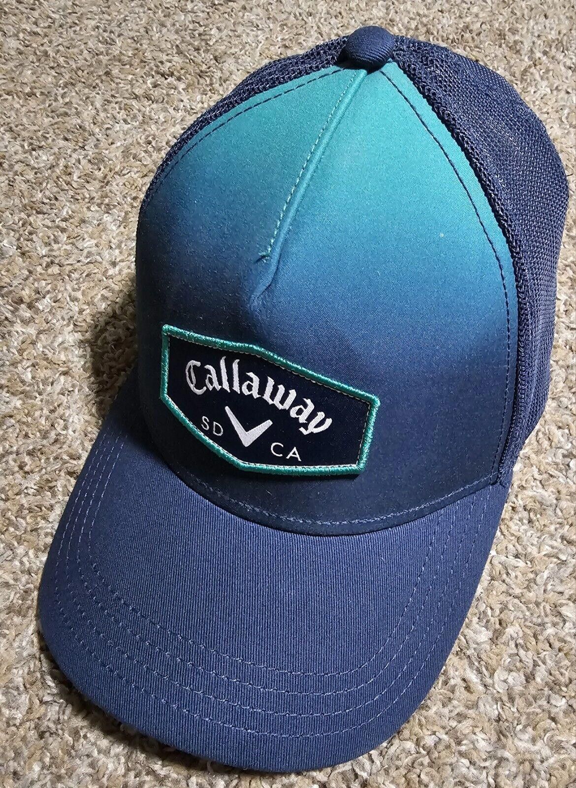 Callaway Callaway Golf Trucker Hat SD CA California Original Blue Size ONE SIZE - 1 Thumbnail