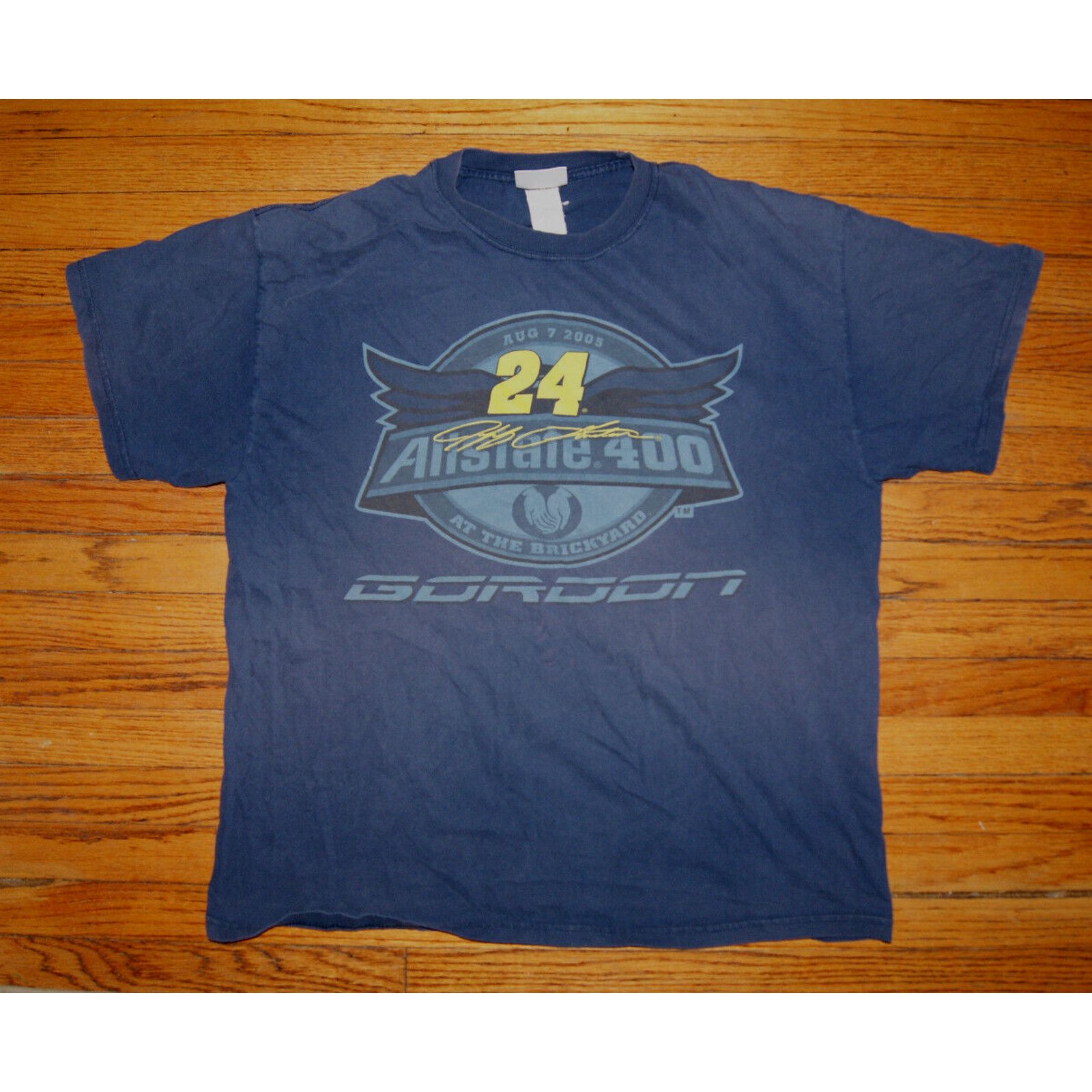 Chase Authentics Brickyard 400 Allstate 05 TShirt Men XL Gordan 2 Side NASCAR Size US XL / EU 56 / 4 - 4 Thumbnail