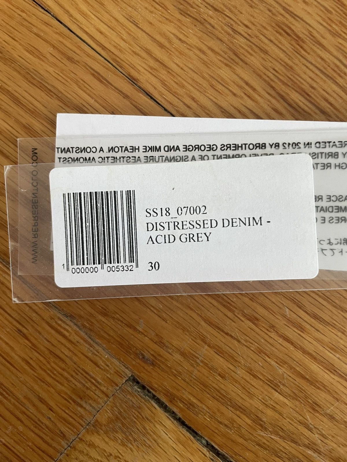 Represent Clo. Distressed Denim - Acid Grey Size US 30 / EU 46 - 4 Thumbnail