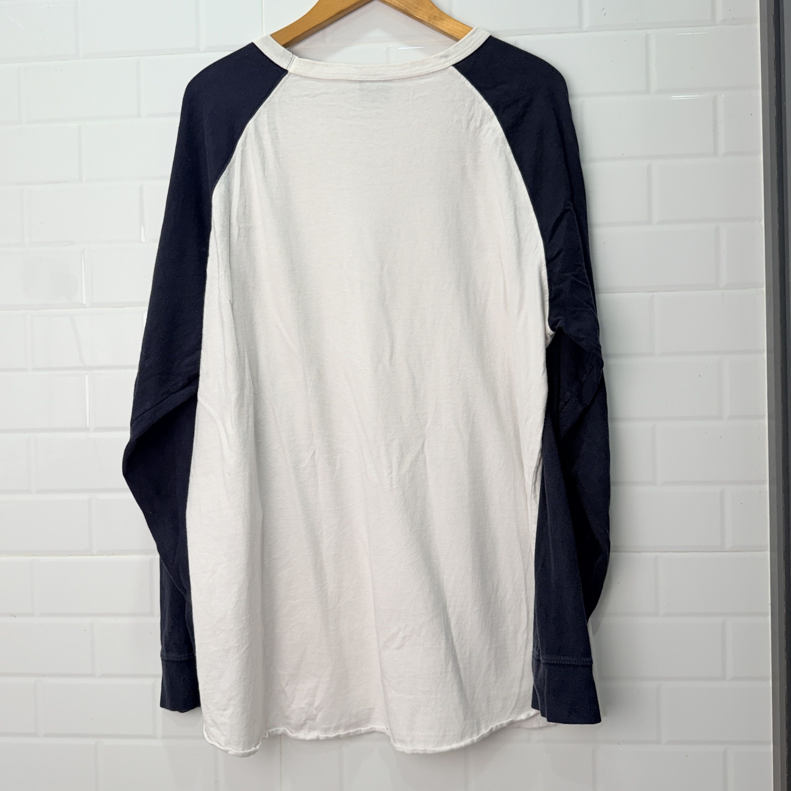 Polo Ralph Lauren Size XL L/S Polo Ralph Lauren PRL Polo White/Navy Pit 25 Size US XL / EU 56 / 4 - 5 Thumbnail