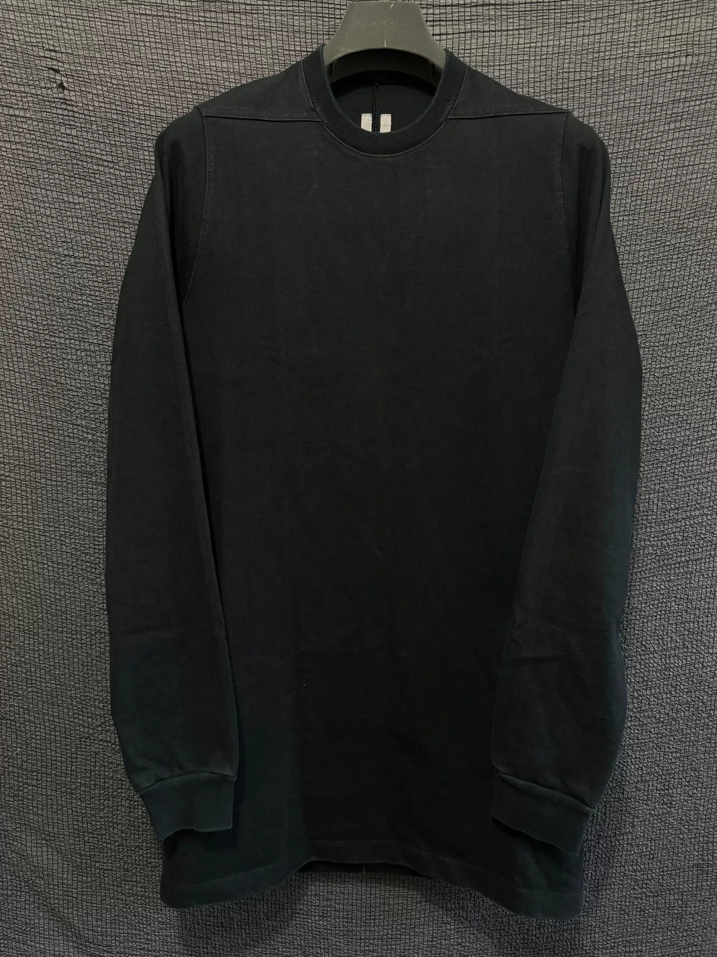 Rick Owens Rick Owens Black Long Sleeve Tee Size US XS / EU 42 / 0 - 1 Thumbnail