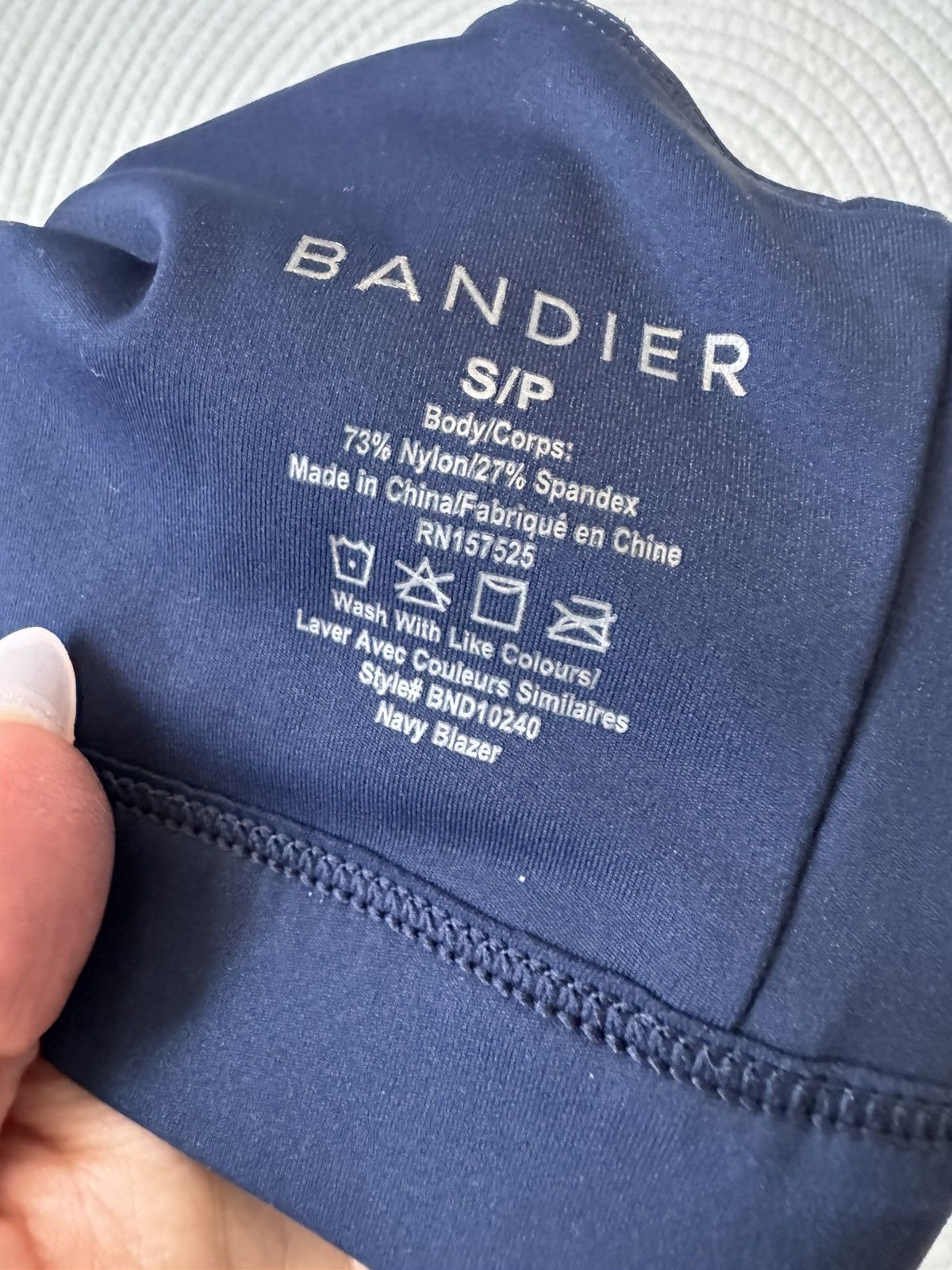 Other Bandier navy blue sports bra size S Size ONE SIZE - 4 Thumbnail