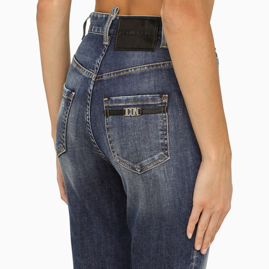 Dsquared2 o1d2blof0824 Jeans in Blue Size 27" / US 4 / IT 40 - 4 Thumbnail