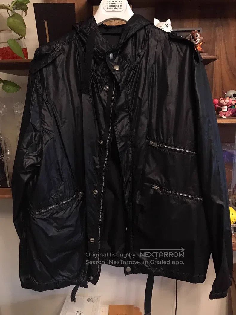 Saint Laurent Paris Saint Laurent Paris Black Multi-Zip Hooded Softshell Jacke Size US L / EU 52-54 / 3 - 1 Thumbnail