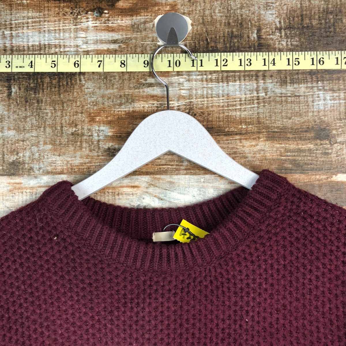 GU × Homespun Knitwear GU Maroon Knitwear #A2225 Size M / US 6-8 / IT 42-44 - 4 Thumbnail