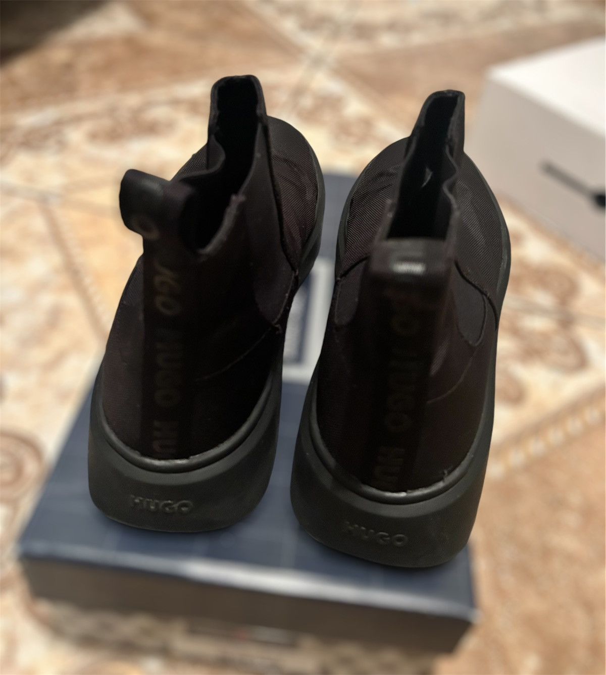 Hugo Boss HUGO BOSS Boss Allen Chelsea Boot In black Size US 10.5 / EU 43-44 - 3 Thumbnail