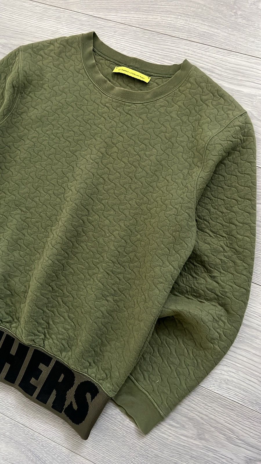 Raf Simons × Sterling Ruby Sterling Ruby AW2014 'Fathers' Abus Lang Textured Sweater Size US S / EU 44-46 / 1 - 4 Thumbnail