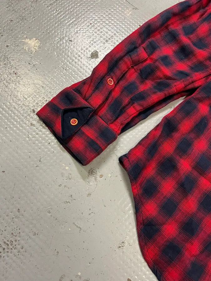 Marithe + Francois Girbaud 2000s Marithé + François Girbaud Red Black Plaid Cotton Shirt Size US M / EU 48-50 / 2 - 7 Thumbnail