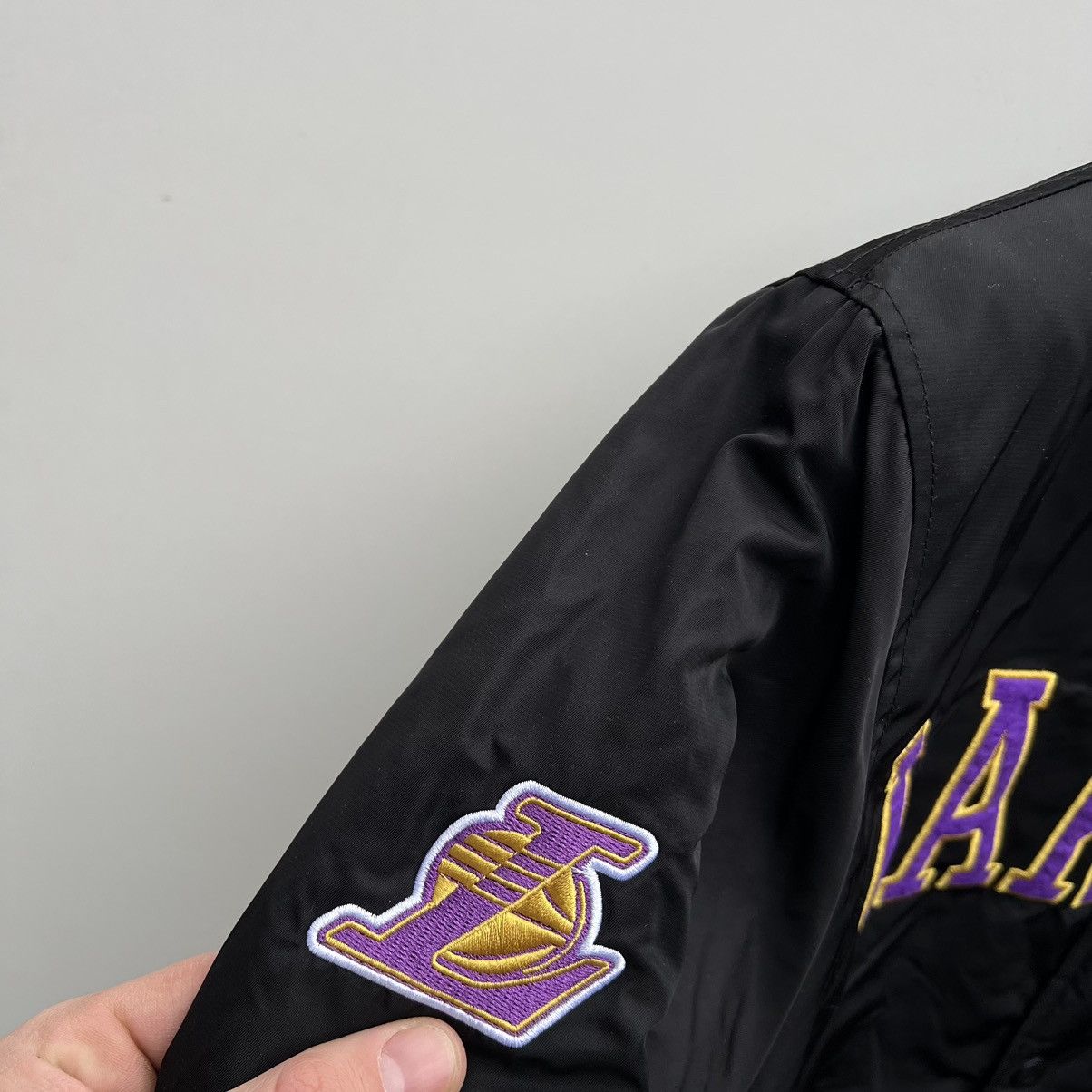 NBA NBA Lakers Varsity Bomber Jacket Size US L / EU 52-54 / 3 - 2 Thumbnail