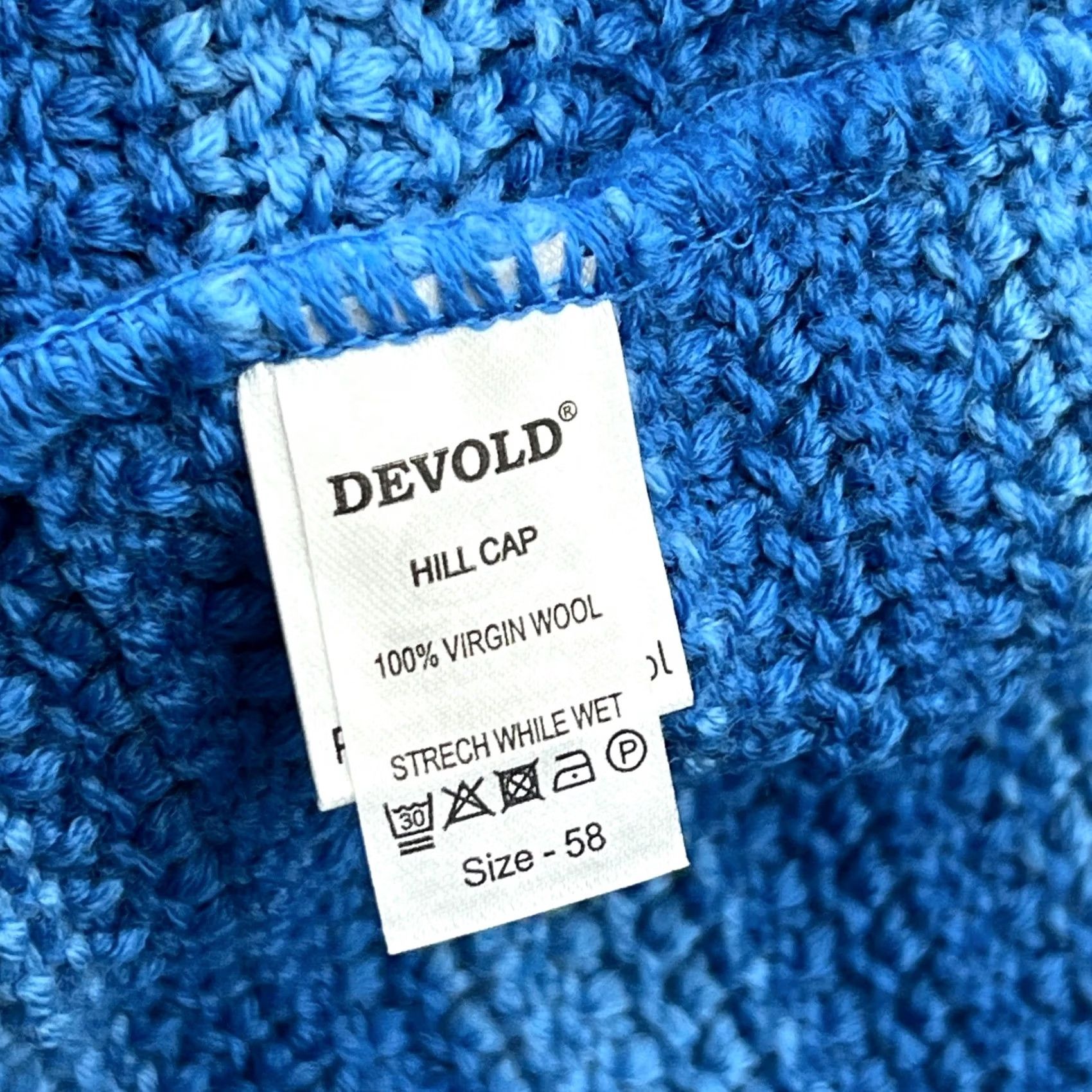 Vintage Devold Hill Beanie Hat Cap 58 Blue 100% Virgin Wool Unisex Adults Wool Beanie Thermal Cap Vintage: No Mens Womens Boys Girls Size ONE SIZE - 5 Thumbnail