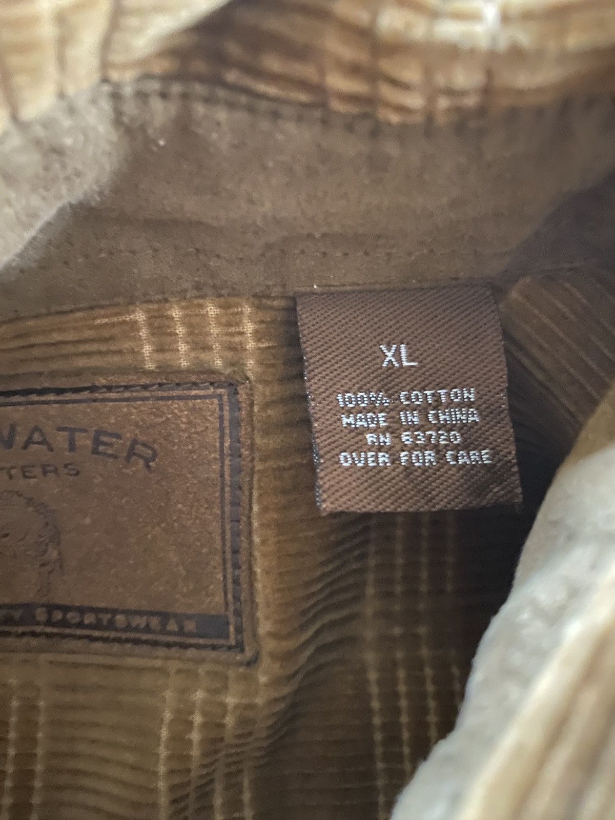 Clearwater Outfitters Vintage Y2K’s Clearwater Brown Corduroy Button Up Shirt Size US XL / EU 56 / 4 - 7 Thumbnail