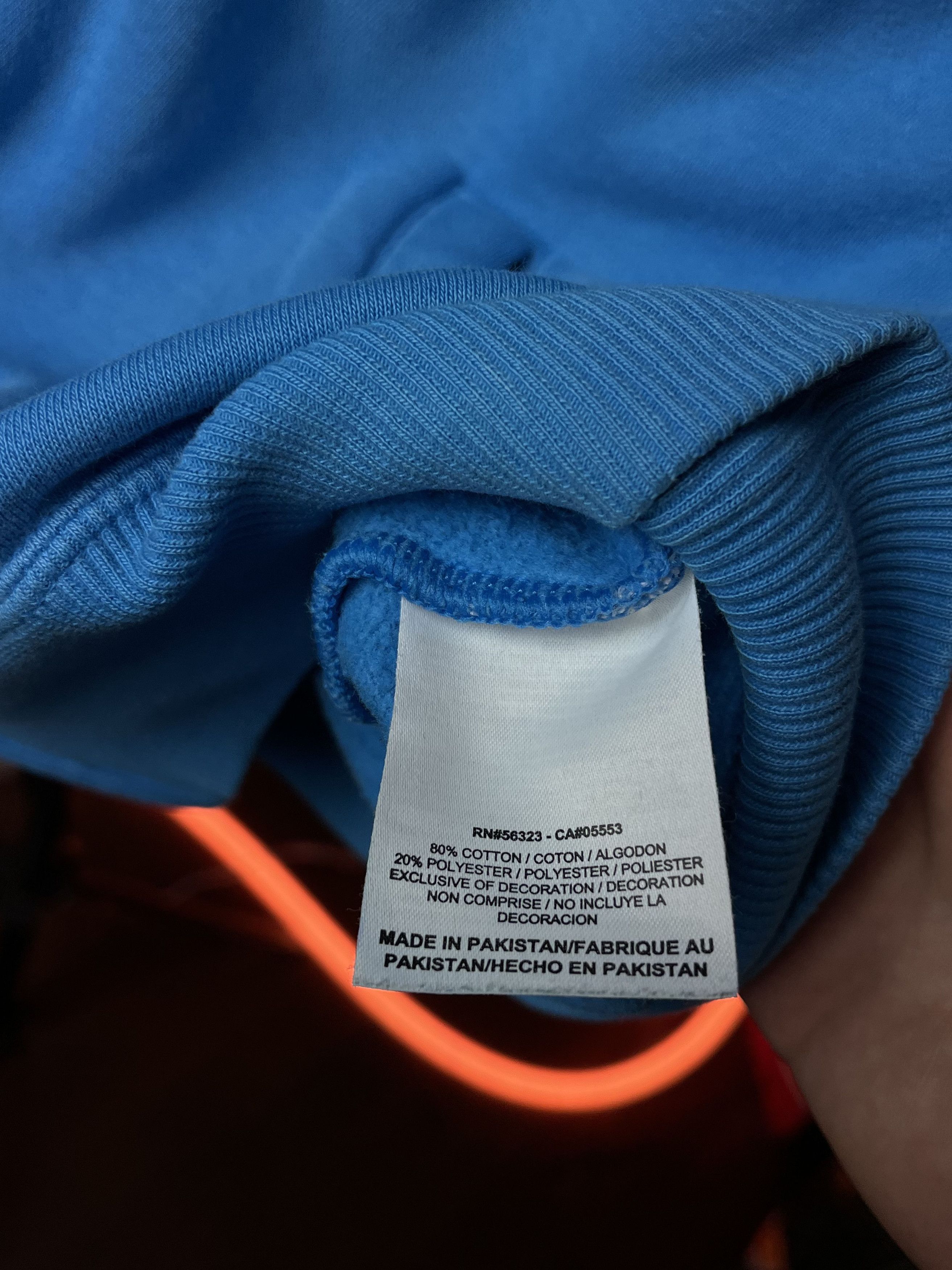 Nike × Vintage Nike Blue Centerlogo Full-Zip Jacket Size US S / EU 44-46 / 1 - 9 Thumbnail