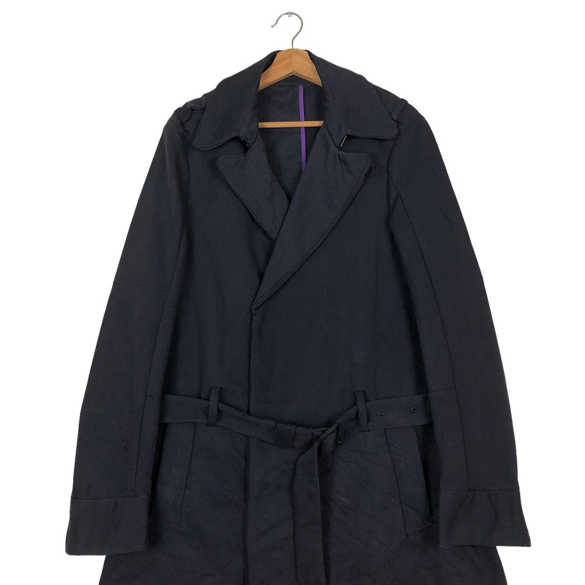 Diesel 🔥RICH BLACK BELT LONG JACKET BONDAGE DIESEL BLACK GOLD Size US L / EU 52-54 / 3 - 4 Thumbnail