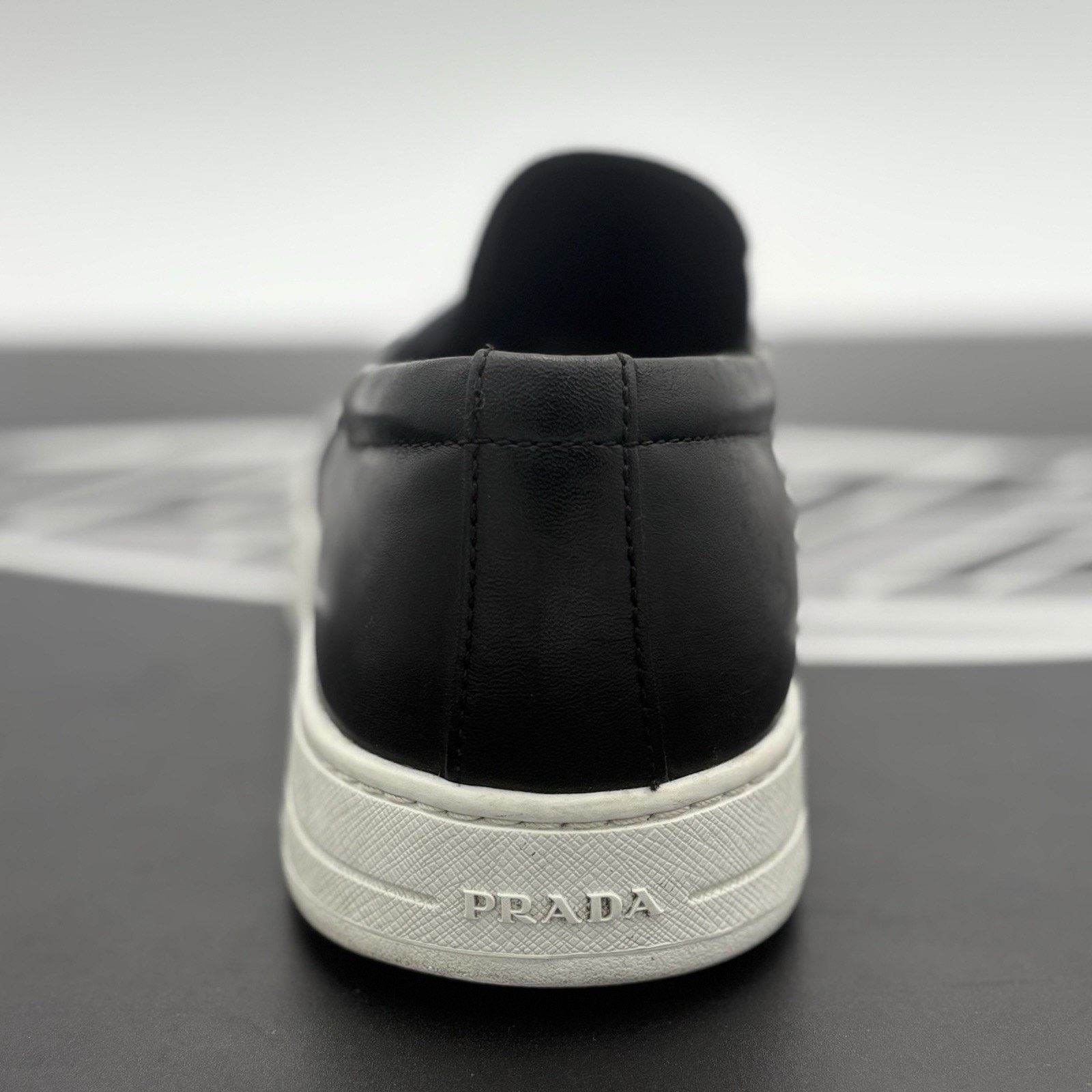 Prada Prada Suede Loafer ' Navy ' | GOOD CONDITION! Size US 7.5 / EU 40-41 - 7 Thumbnail