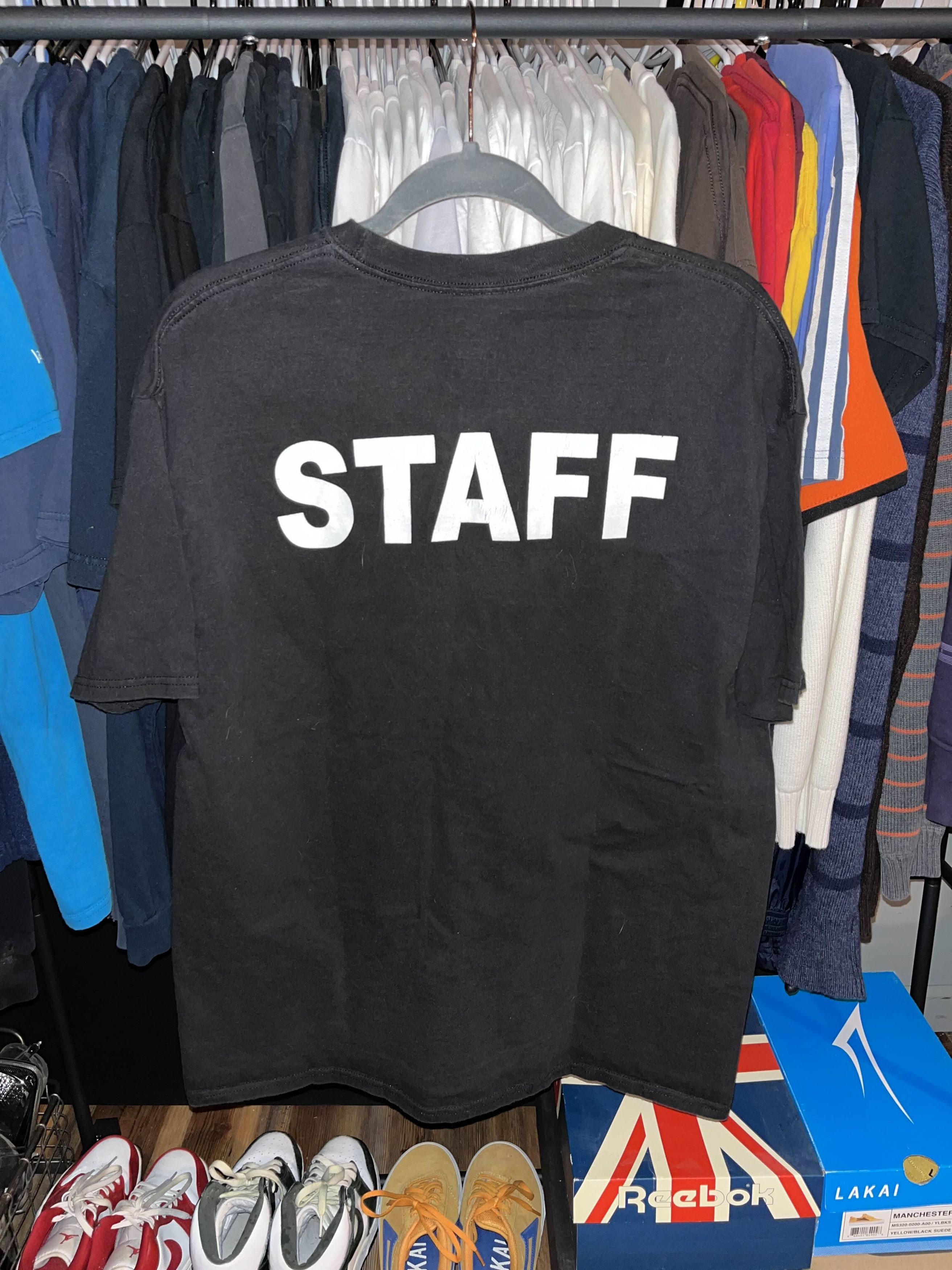 Band Tees × Hanes × Vintage Y2K Music Depot Staff Shirt Size US XL / EU 56 / 4 - 1 Thumbnail