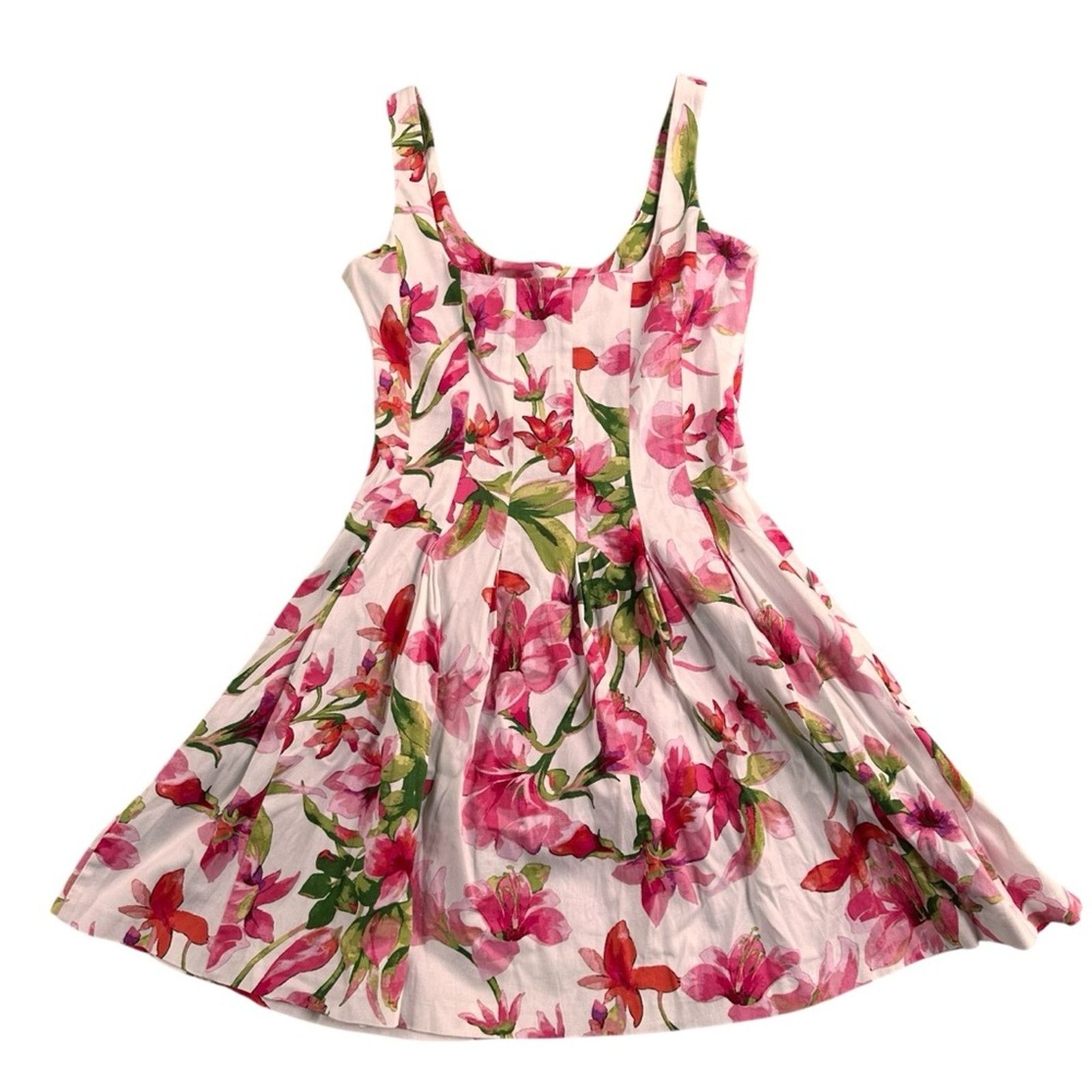 Lauren Ralph Lauren Ralph Lauren Floral Fit & Flare Dress – Pink/White – Size 4 Size S / US 4 / IT 40 - 5 Thumbnail