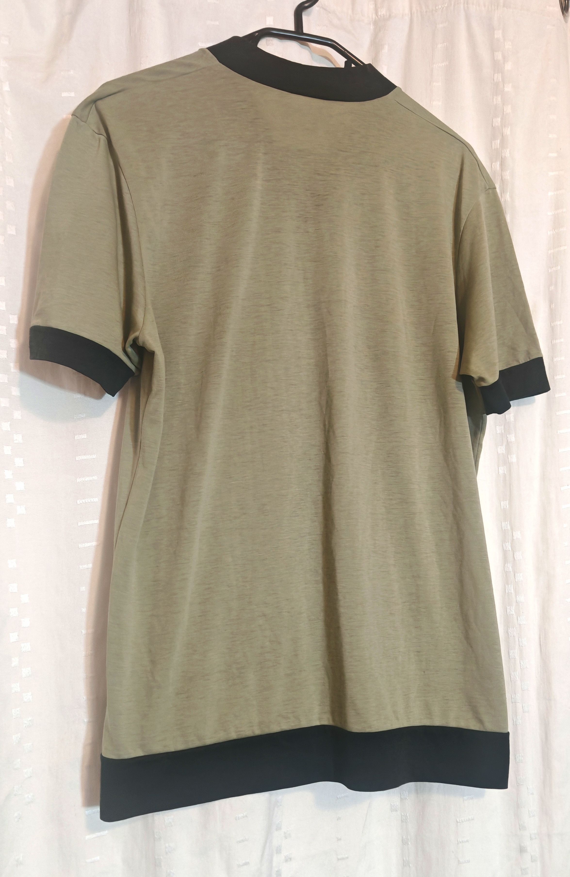 Other VTG Men's Seidensticker Contrast Trim V-Neck Ringer Tee sz L Size US L / EU 52-54 / 3 - 4 Thumbnail