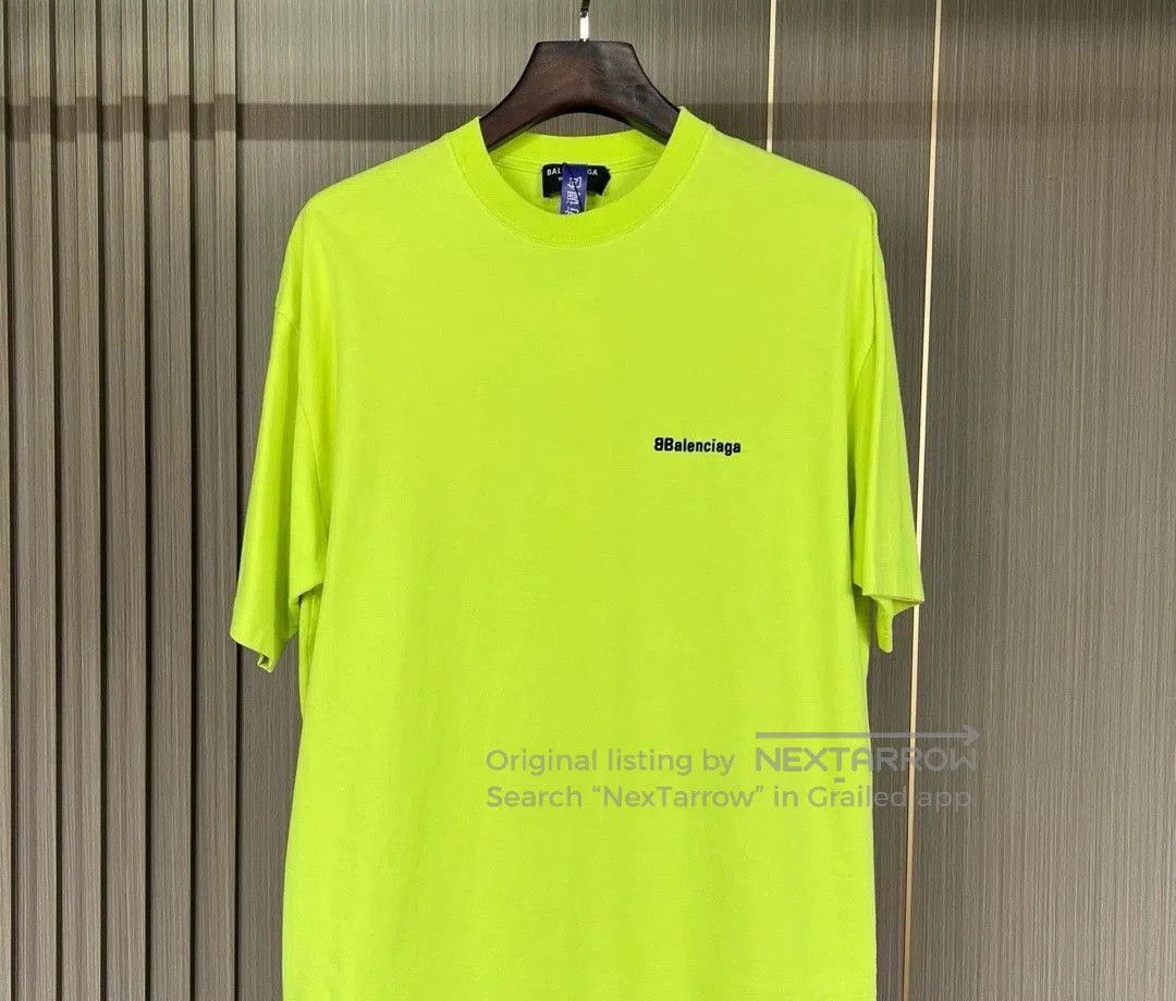 Balenciaga Balenciaga Embroidered Short Sleeve T. Size US S / EU 44-46 / 1 - 1 Thumbnail