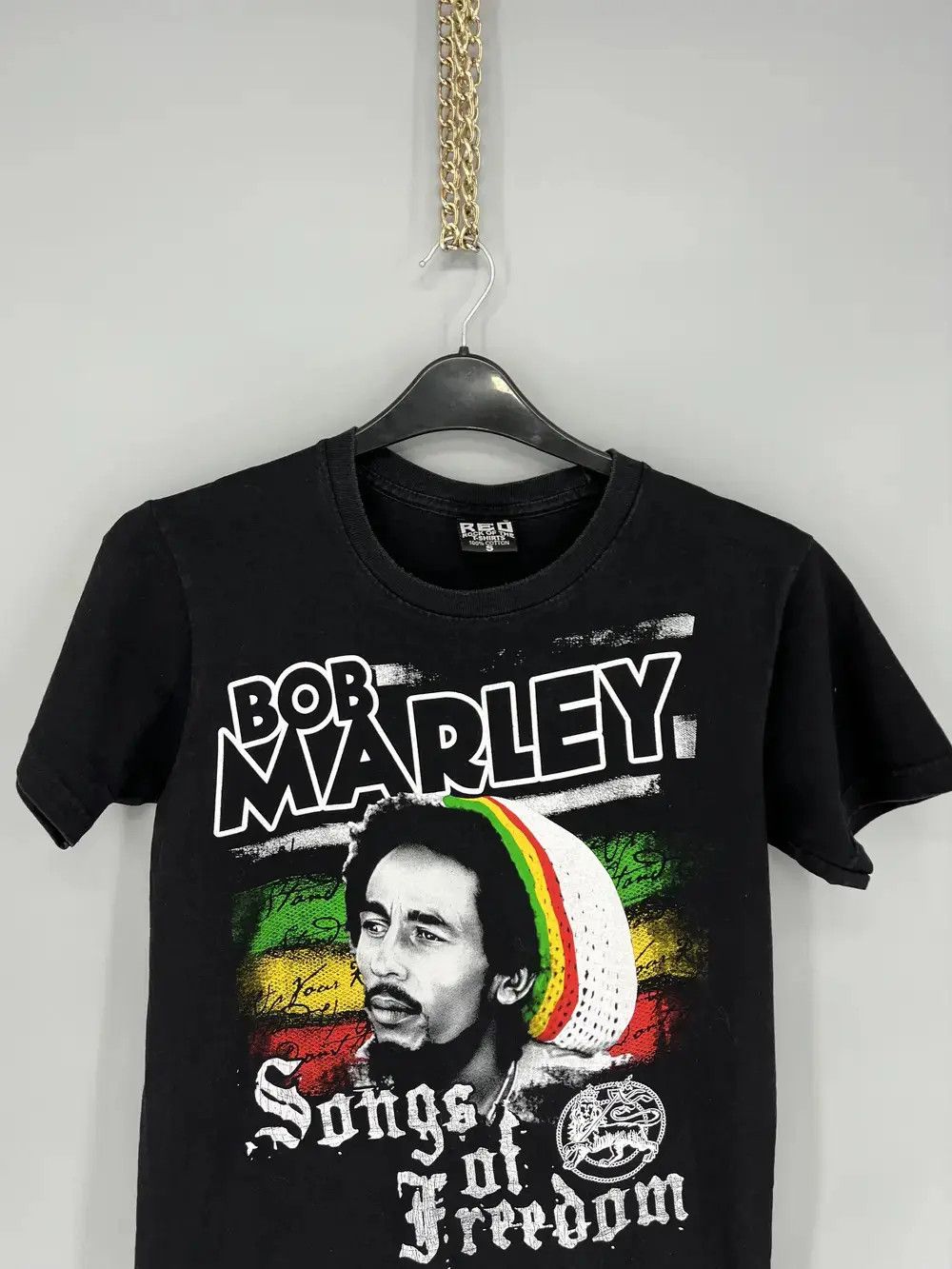 Band Tees Vintage Y2K Bob Marley Face Weed Rasta Tee Streetwear 90s Size US S / EU 44-46 / 1 - 5 Thumbnail