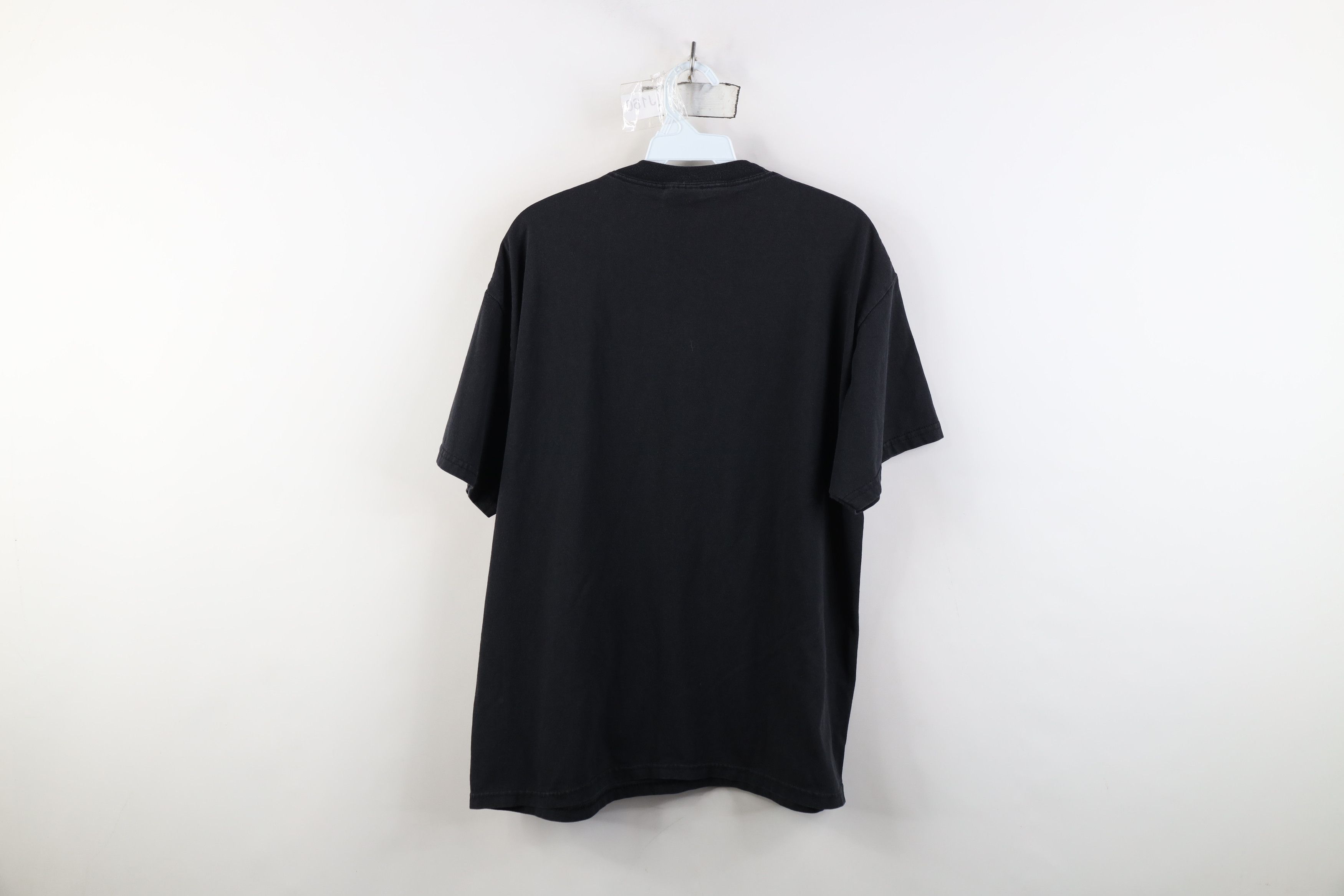 Hanes Vintage 90s Y2K Hanes Heavyweight Short Sleeve T-Shirt Black Size US L / EU 52-54 / 3 - 9 Thumbnail