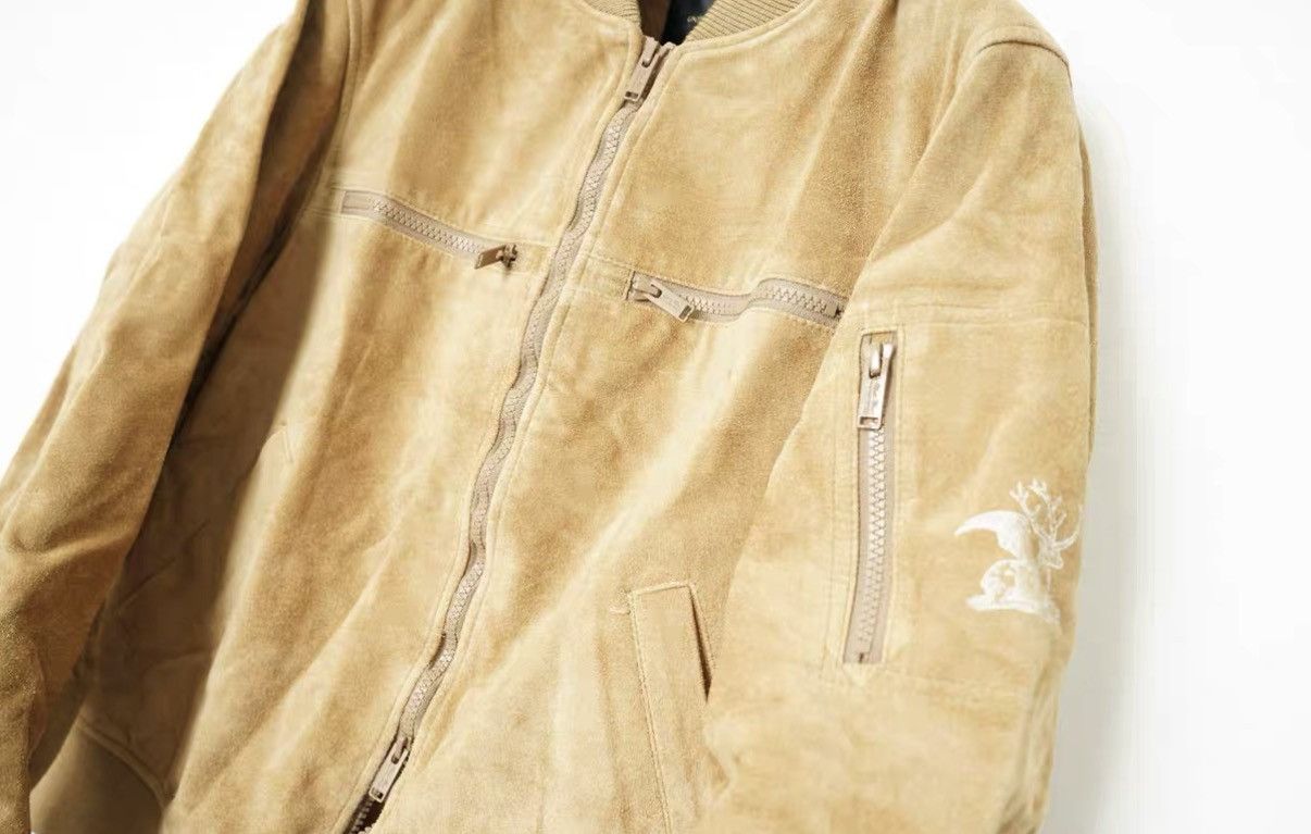 Undercover Undercover Leather & Suede MA-1 Jacket Size US S / EU 44-46 / 1 - 4 Thumbnail