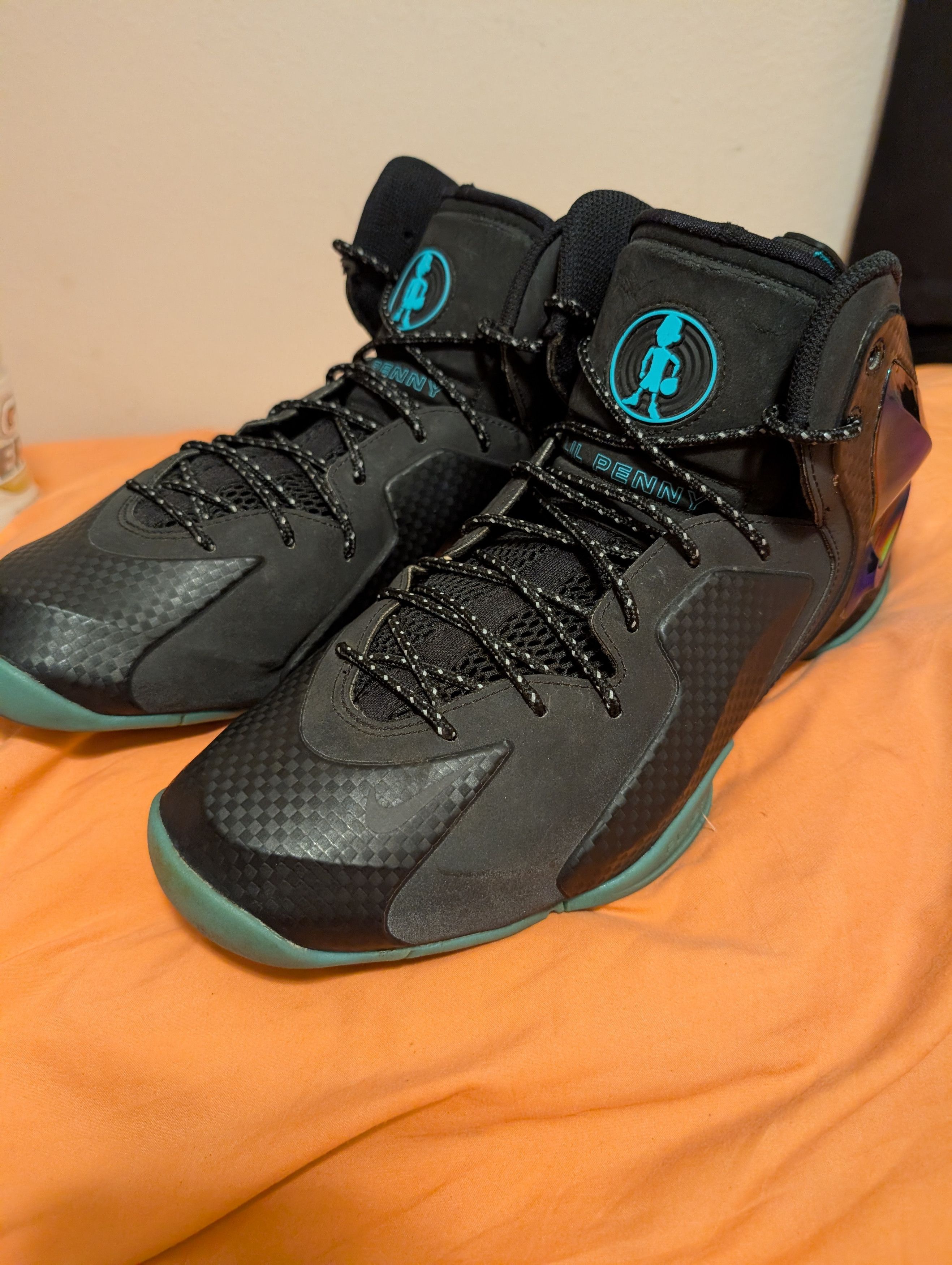 Nike Nike Lil Penny Posite " Hyper Jade " 2014 Size US 10.5 / EU 43-44 - 2 Thumbnail