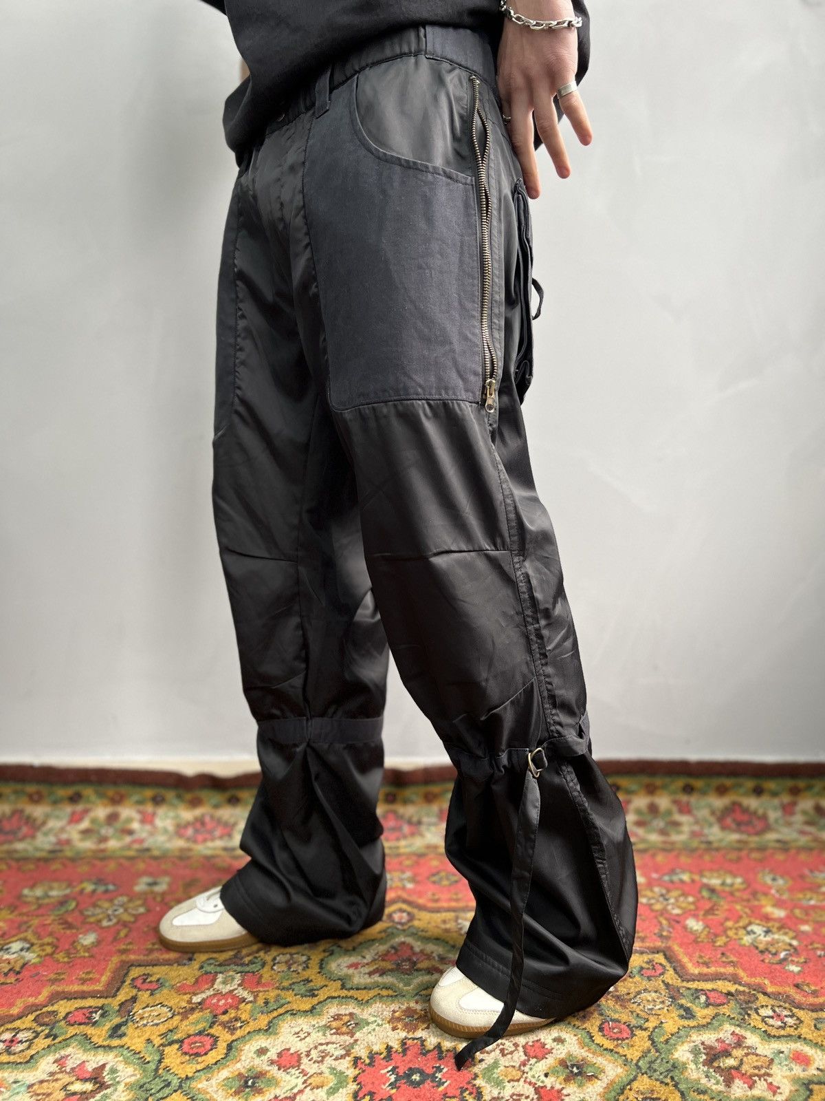 Energie × Junya Watanabe Y2K ENERGIE GOLD BAGGY NYLON JUNYAWATANABE STYLE PANTS Size US 33 - 4 Thumbnail