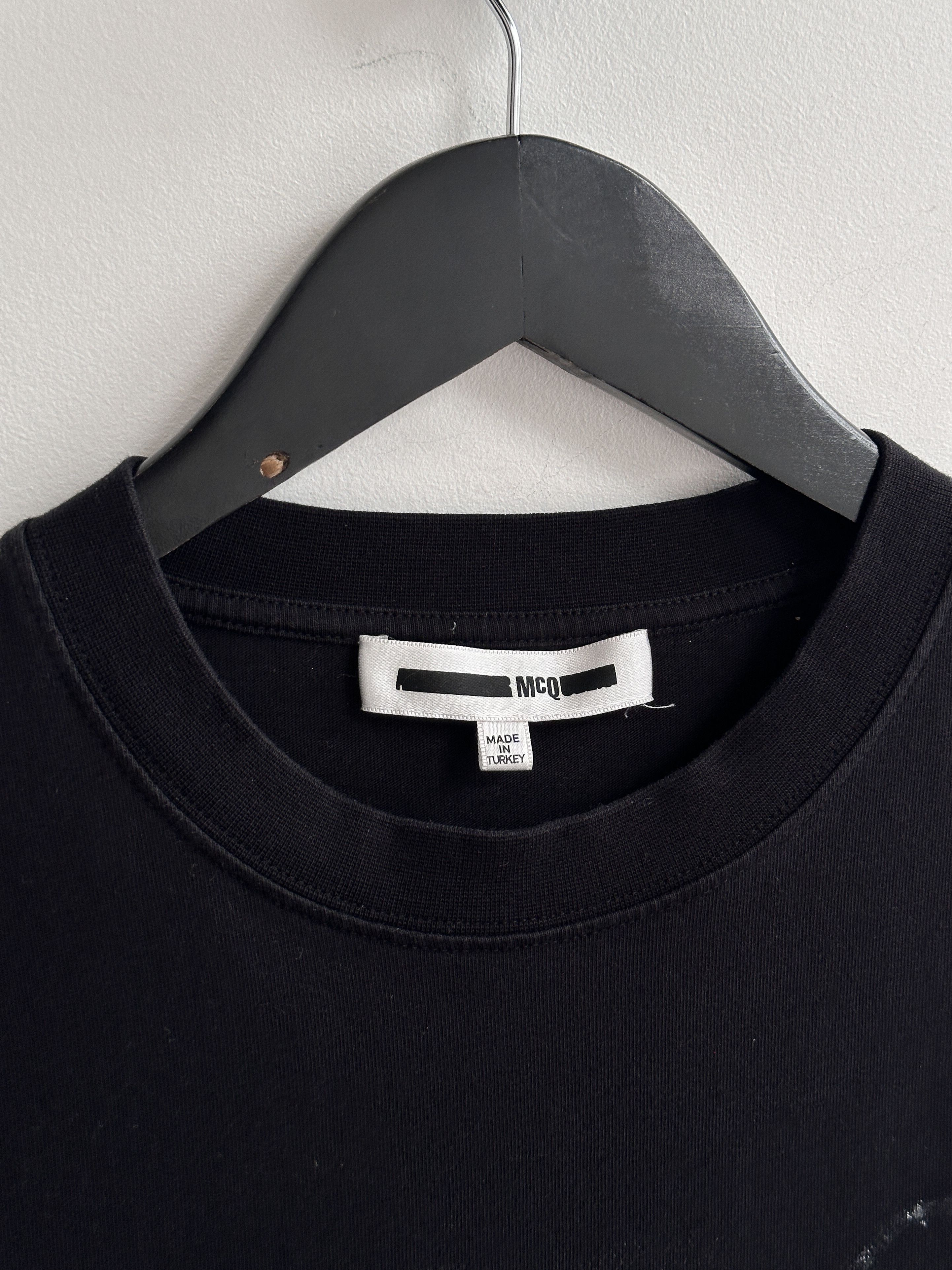 Alexander McQueen McQ Alexander McQueen Black Tee Shirt Size S / US 4 / IT 40 - 4 Thumbnail
